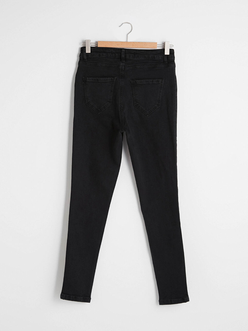 Siyah Yüksek Bel Mercury Skinny Fit Kadın Jean Pantolon-6