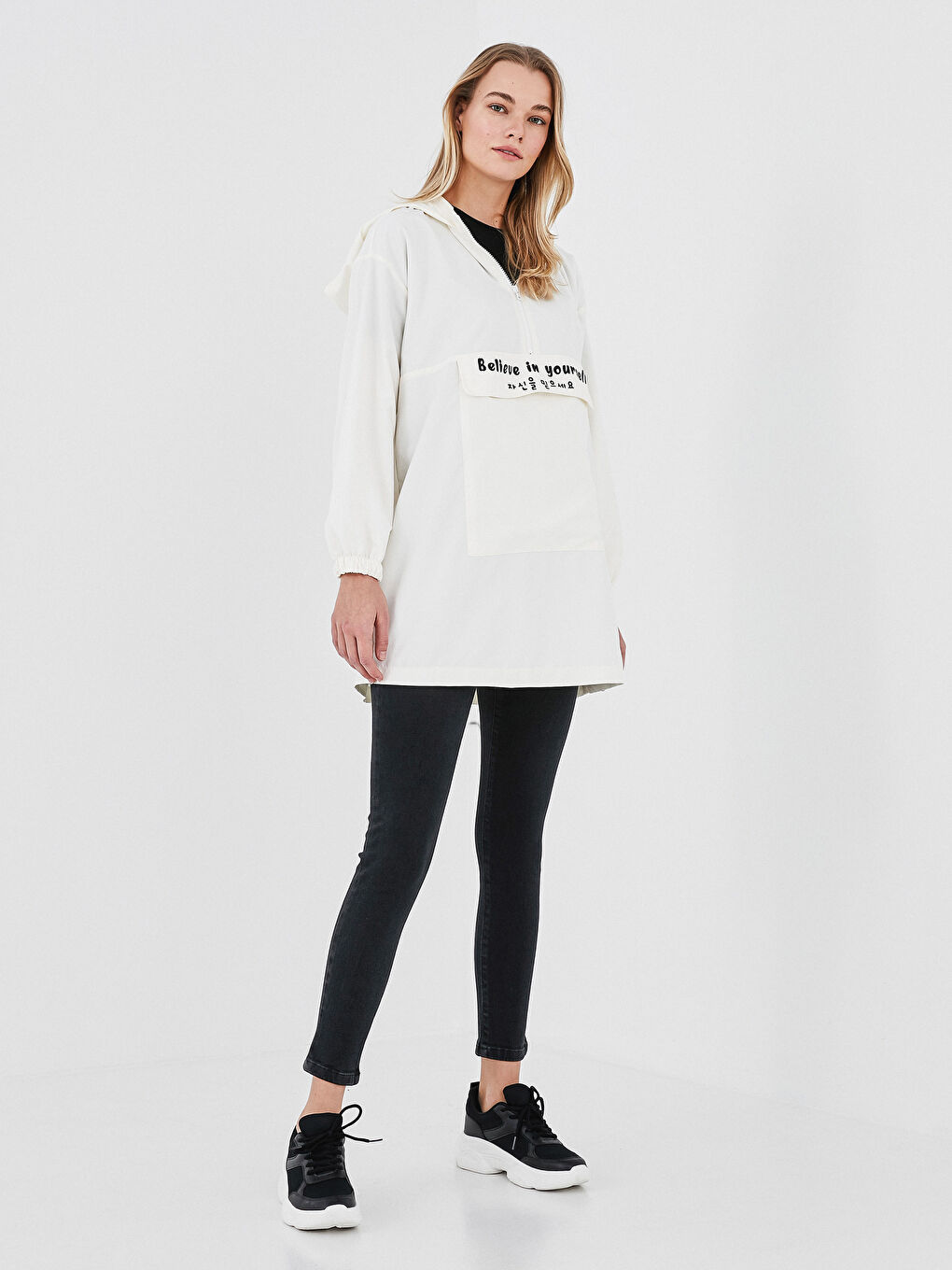 Siyah Yüksek Bel Mercury Skinny Fit Kadın Jean Pantolon