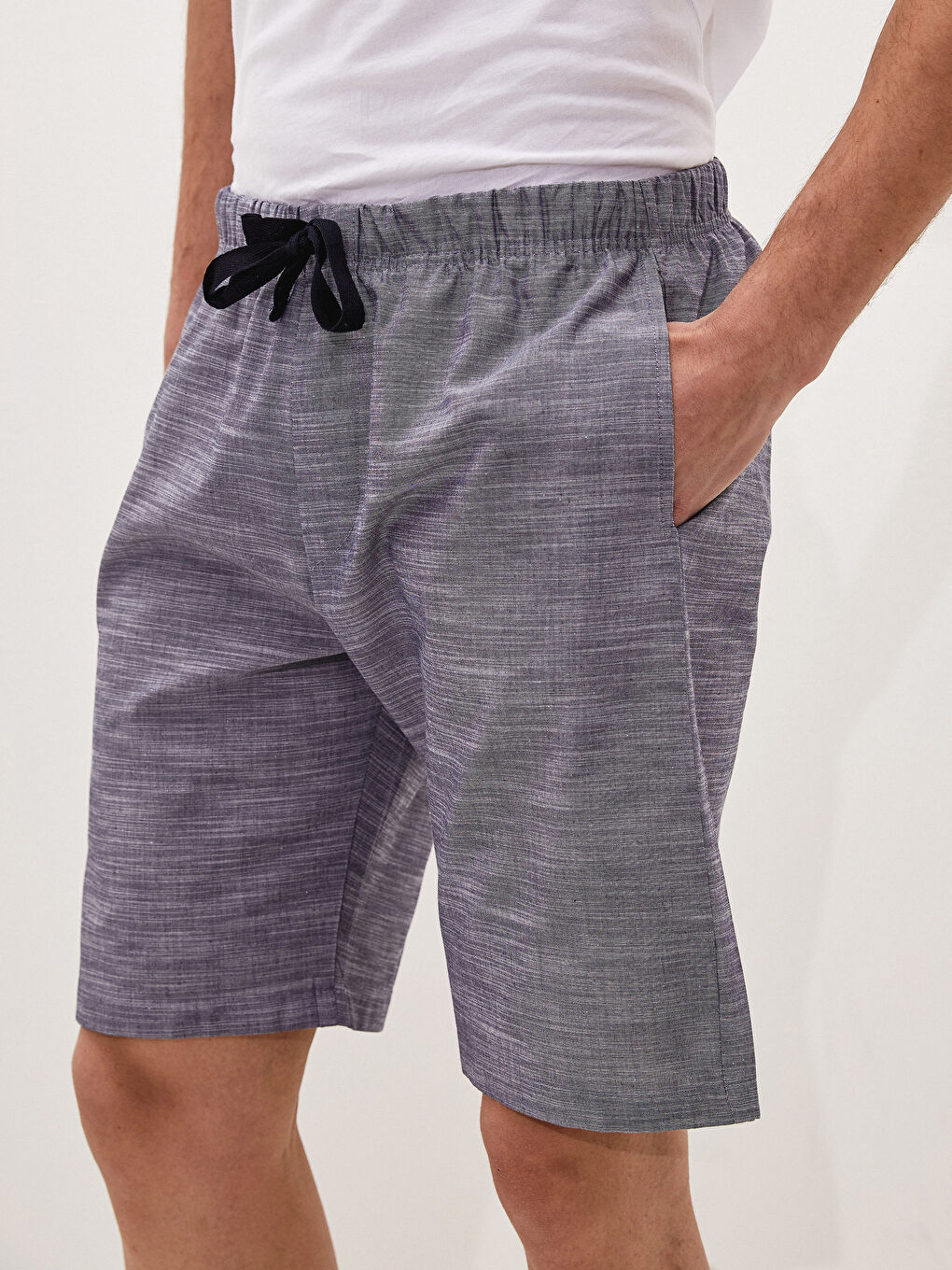 Standard Fit Men's Pyjama Bottom Shorts-2