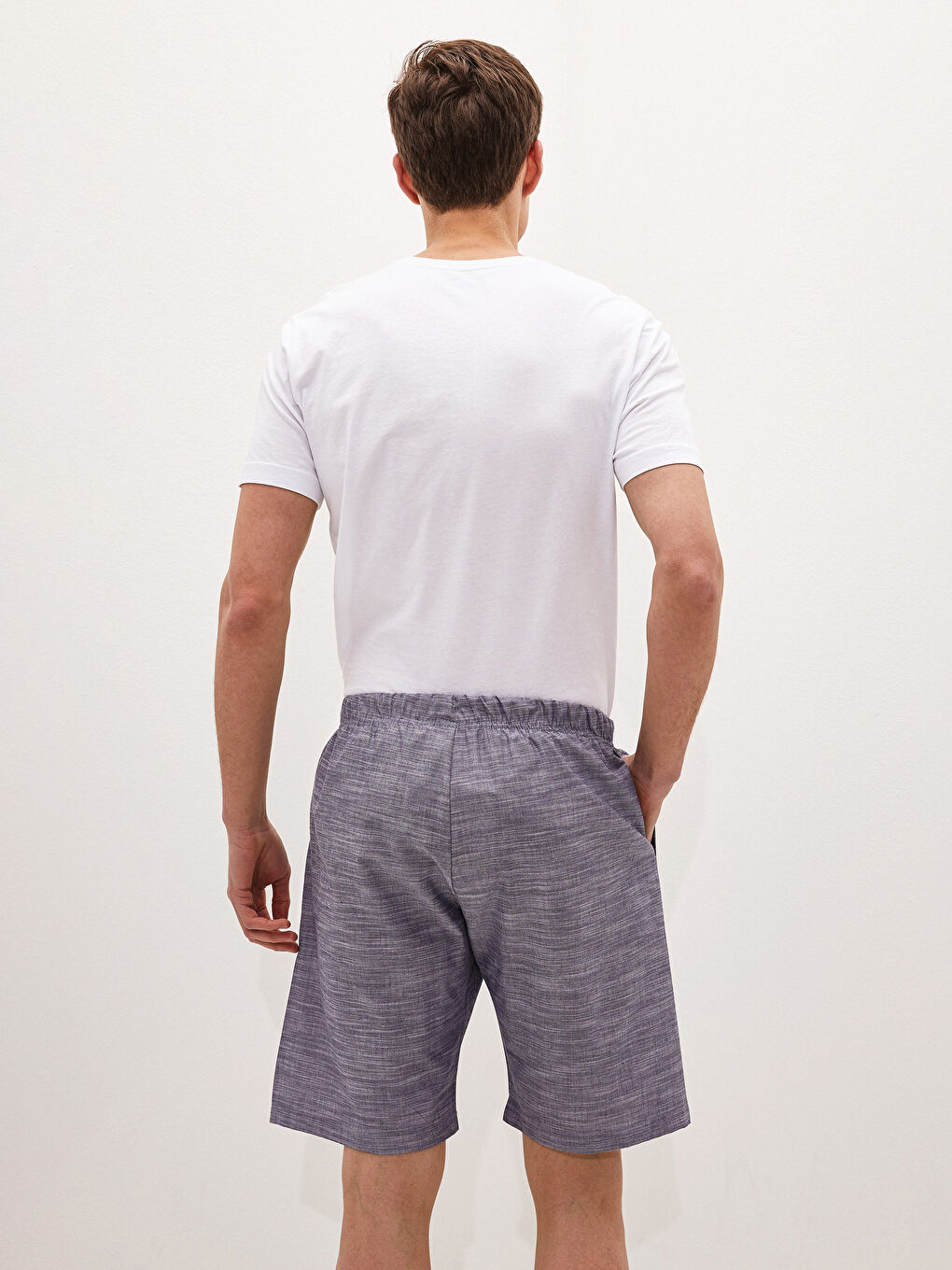 Standard Fit Men's Pyjama Bottom Shorts-3