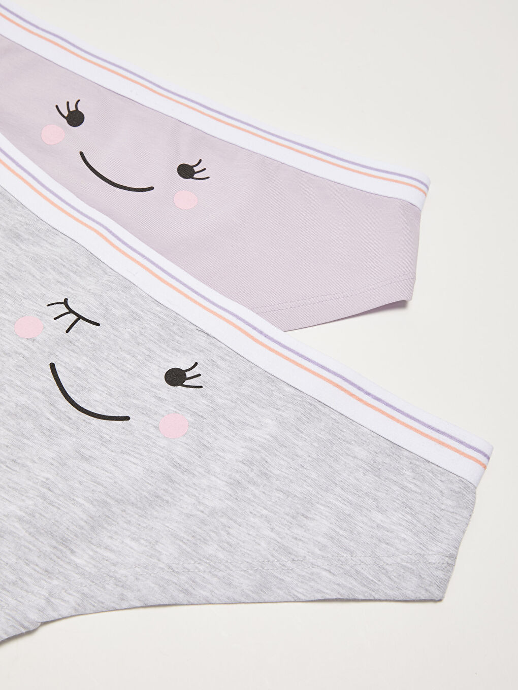 Lila Baskılı Hipster Külot 2'li Paket-2