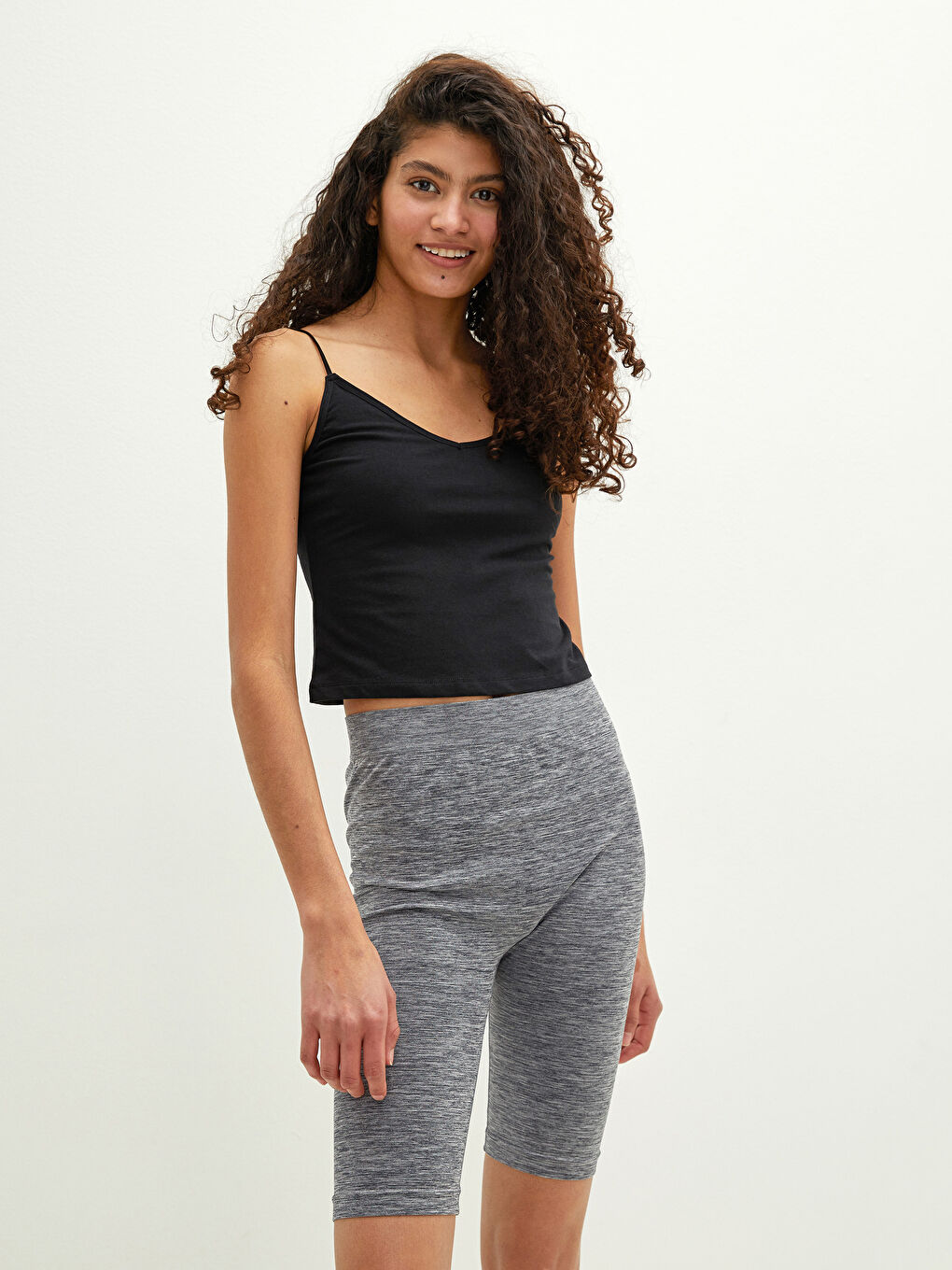 LCW Young Women's Plain Seamless Underwear Leggings -S1I049Z8-L8N