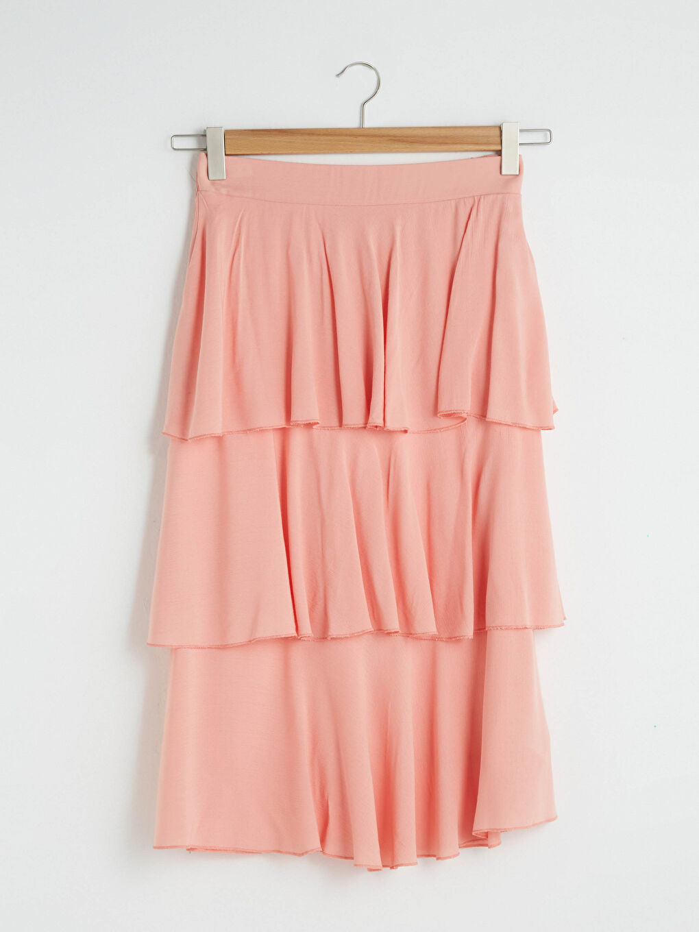 Elastic Waist Frilly Woman Skirt -S1I087Z8-GB4