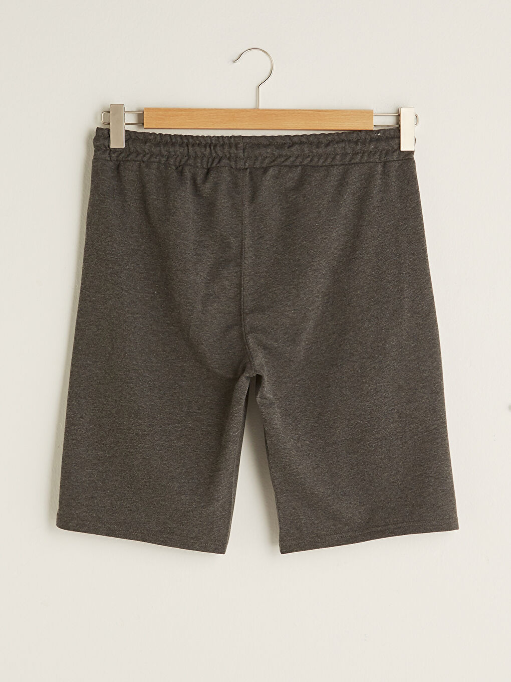 Antrasit Dar Kalıp Erkek Spor Şort-6