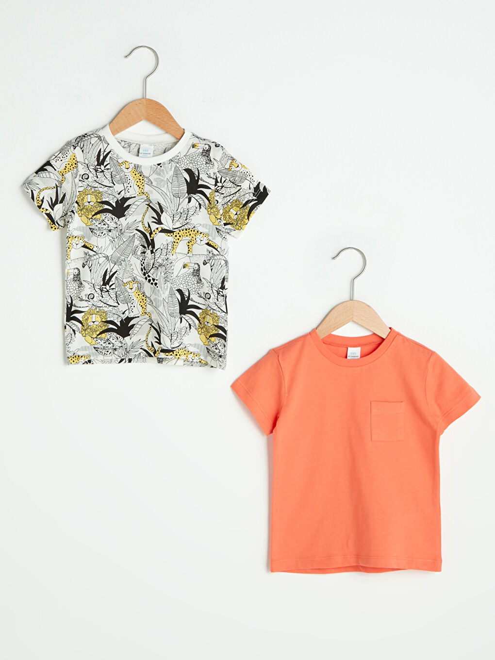 Sarı Bisiklet Yaka Kısa Kol Erkek Bebek 3'lü Takım-1