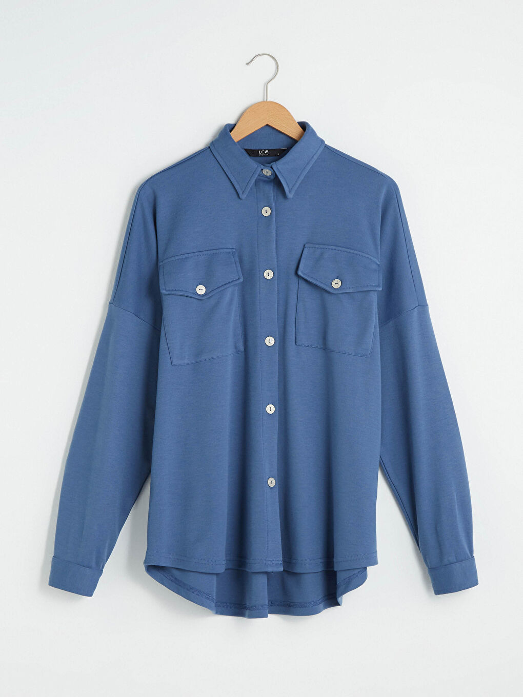 Pocket Detailed Long Sleeve Women's Shirt-7