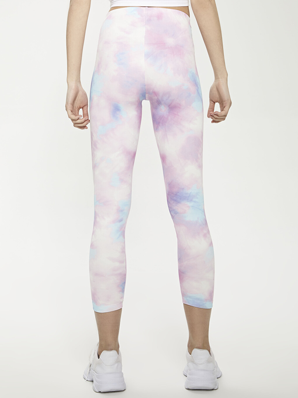 Leggings Pour Femmes À Taille Élastique Avec Motif Batik-2