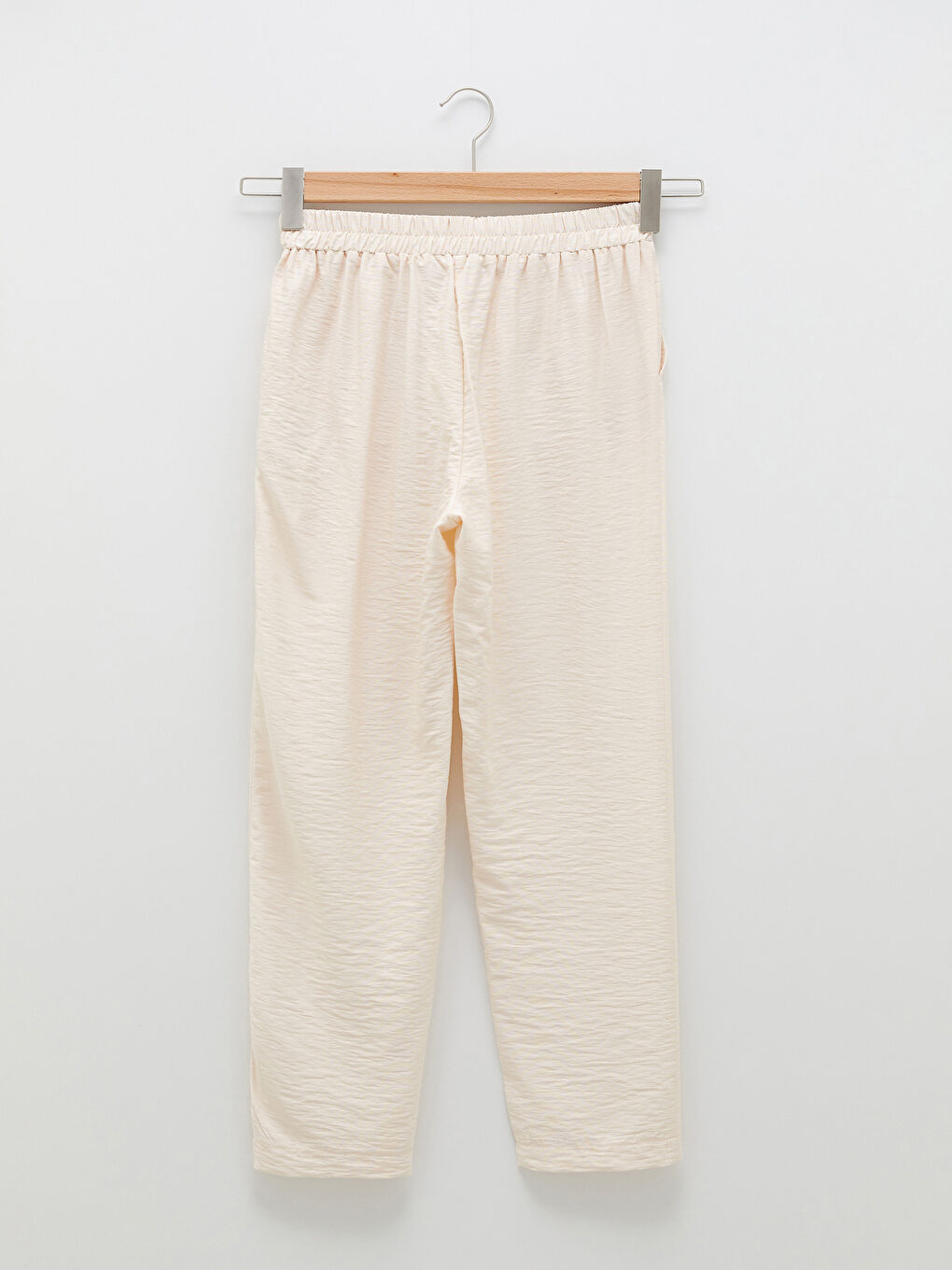 Beli Lastikli Düz Cep Detaylı Kadın Harem Pantolon-7