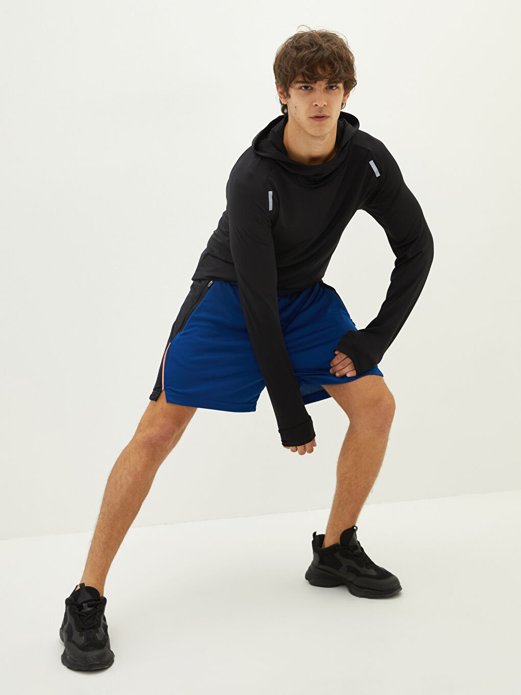 Mavi Standart Kalıp Erkek Spor Şort