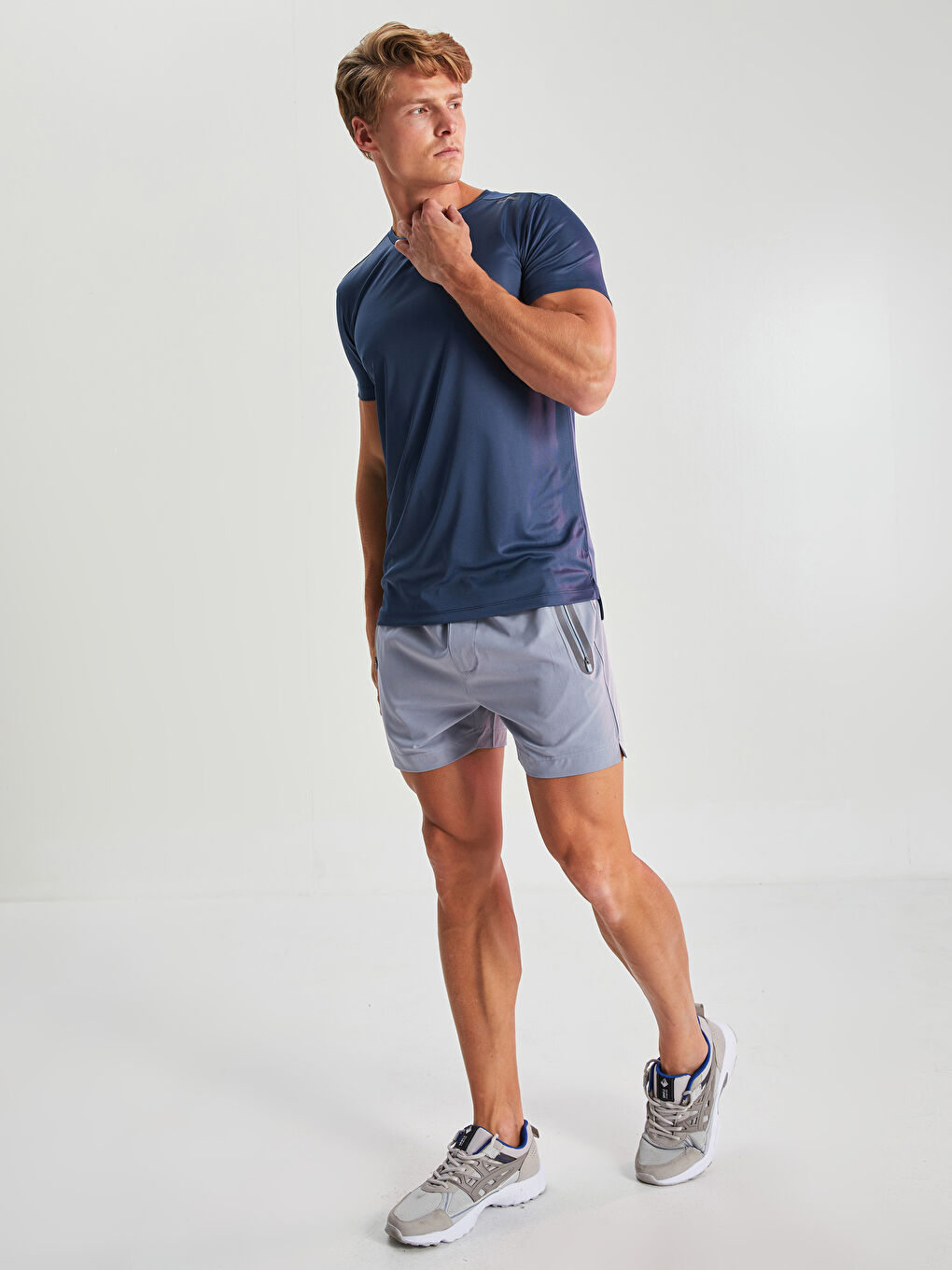 XSIDE ACTIVE Mavi Standart Kalıp Erkek Spor Şort - 2