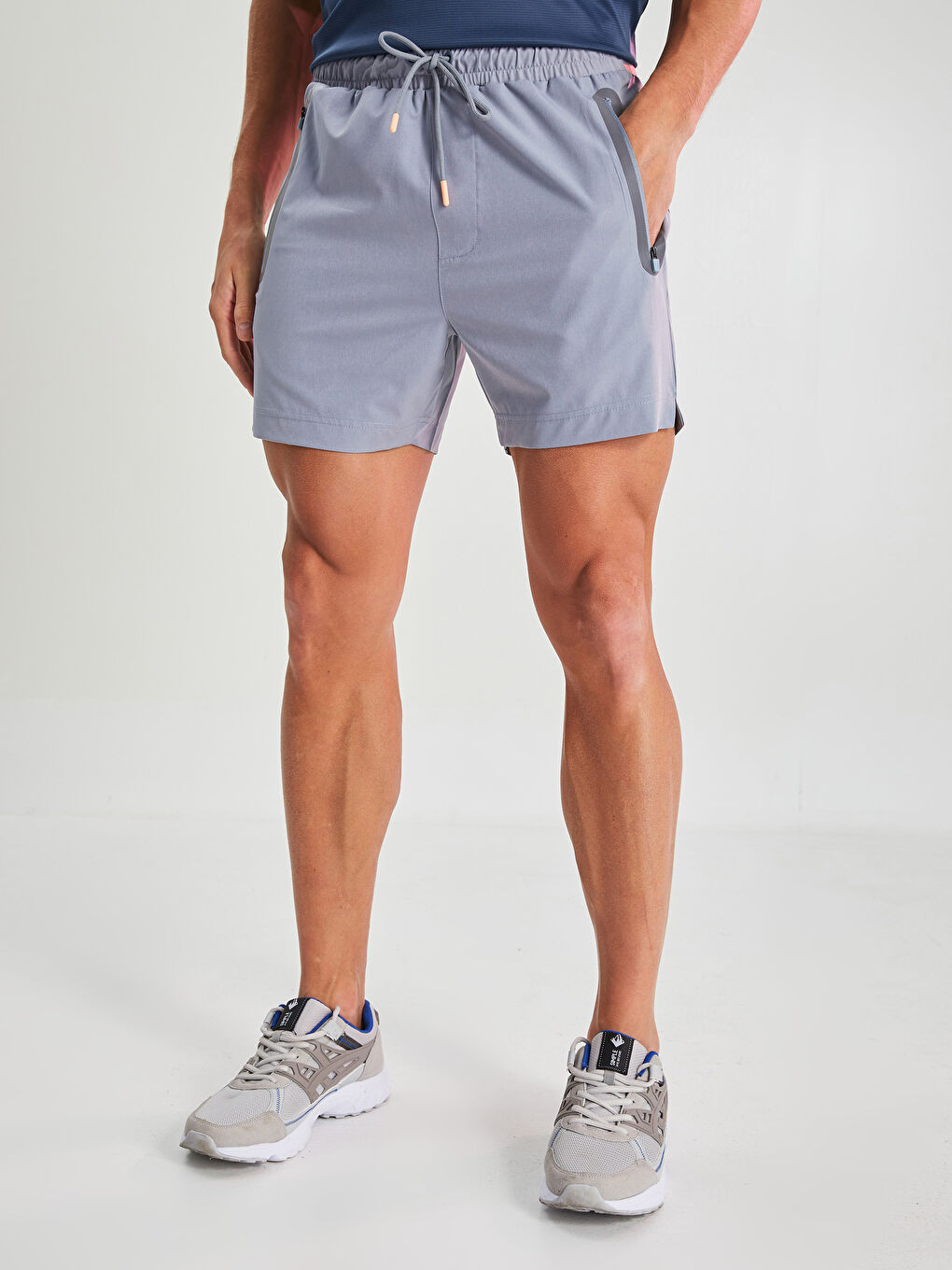 XSIDE ACTIVE Mavi Standart Kalıp Erkek Spor Şort - 4