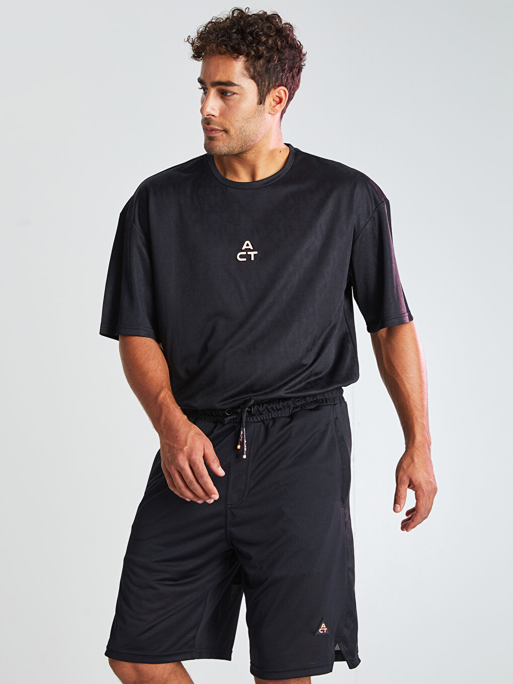 XSIDE ACTIVE Siyah Standart Kalıp Erkek Spor Şort - 4