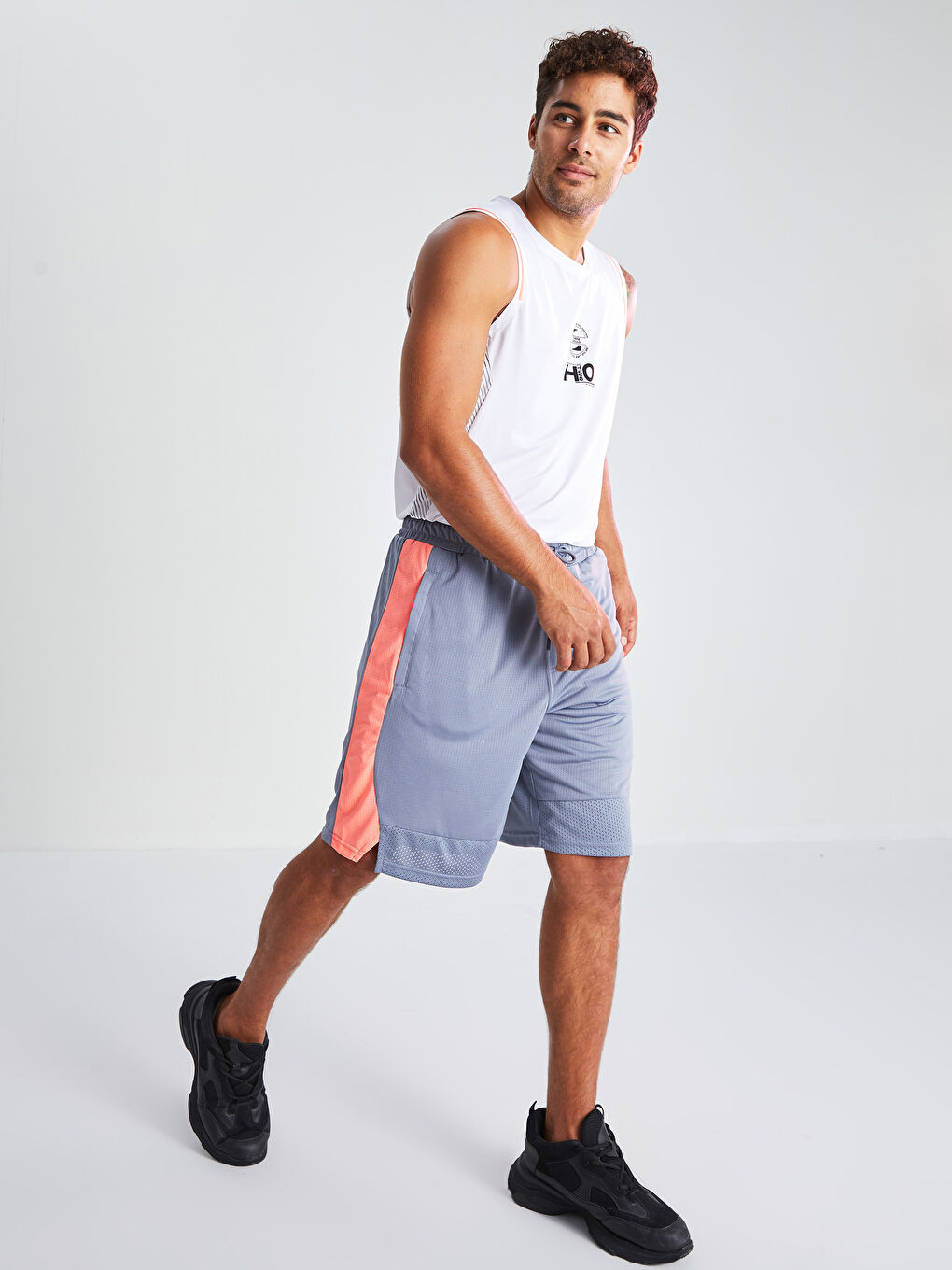 Mavi Standart Kalıp Erkek Spor Şort-1