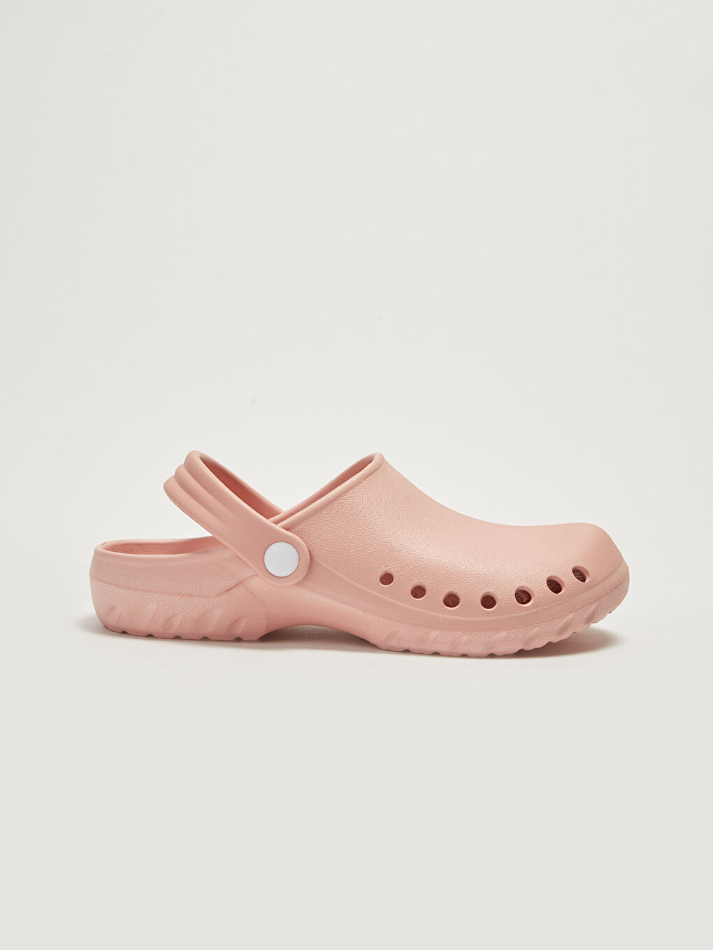 Pembe Delik Detaylı Kadın Plaj Terliği-2