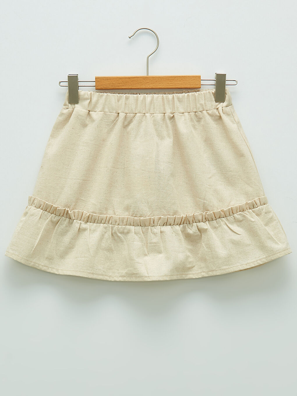 Basic Elastic Waist Baby Girl Skirt