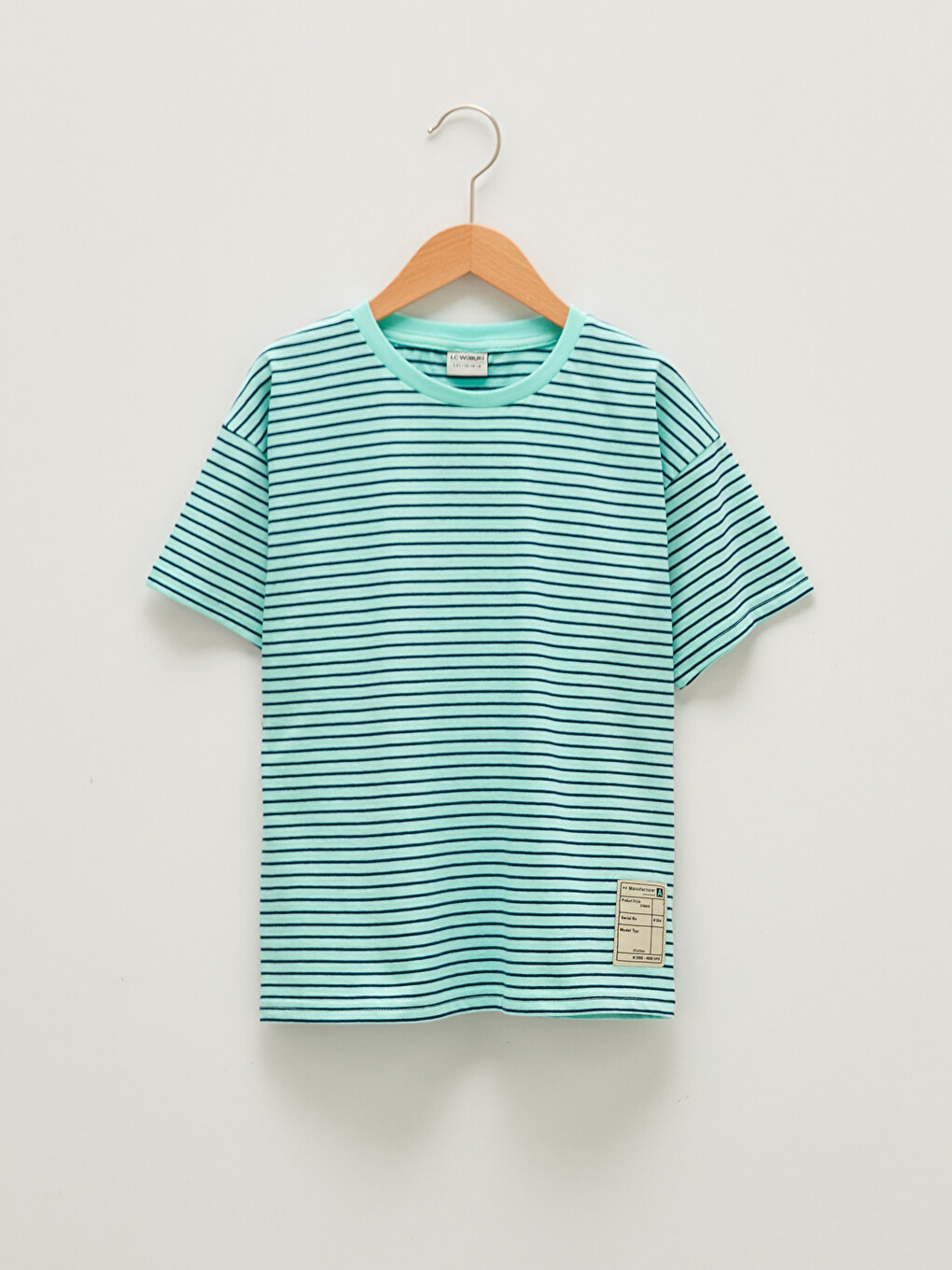Crew Neck Striped Short Sleeve Boys' T-Shirt