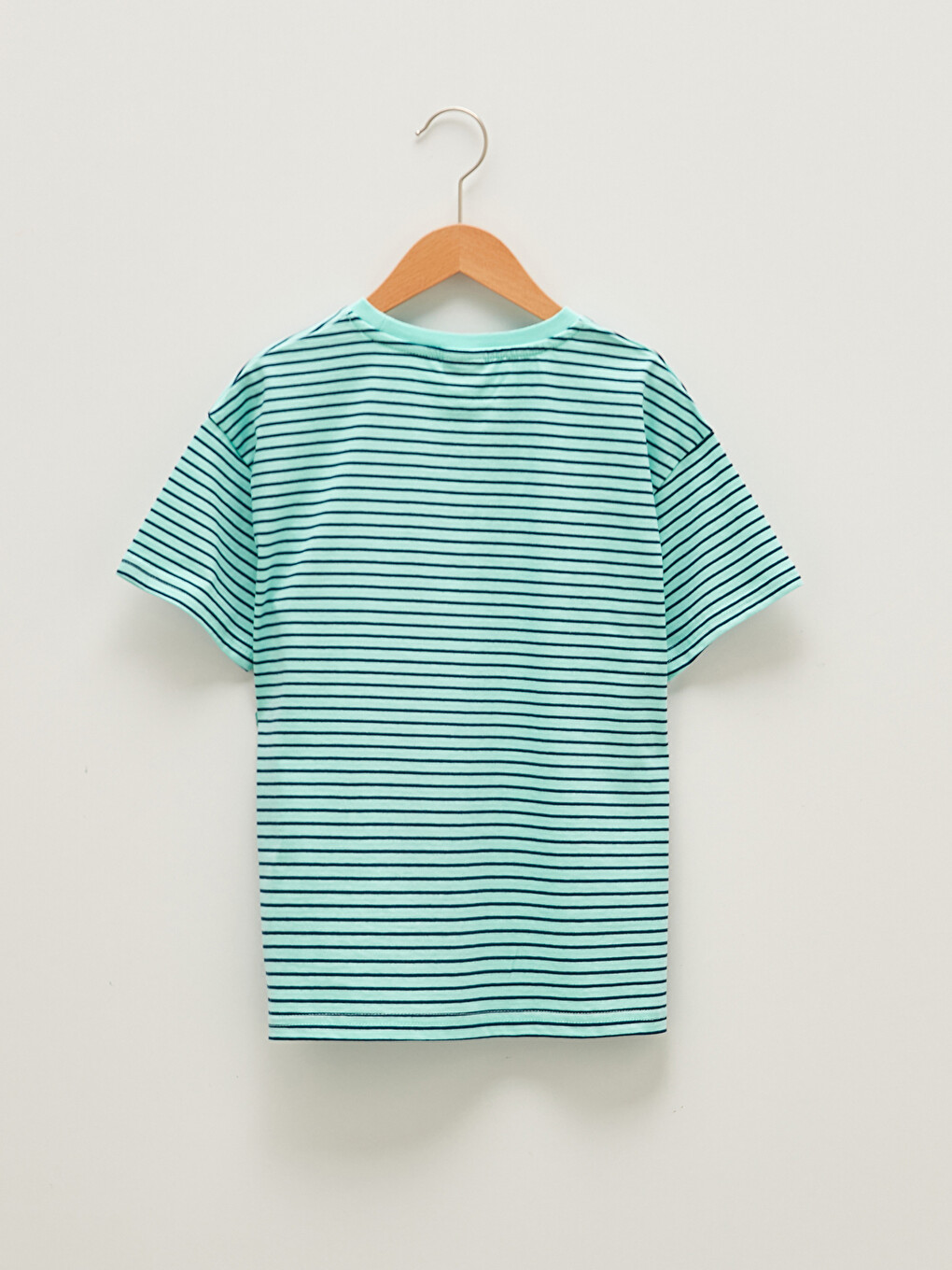 Crew Neck Striped Short Sleeve Boys' T-Shirt-1