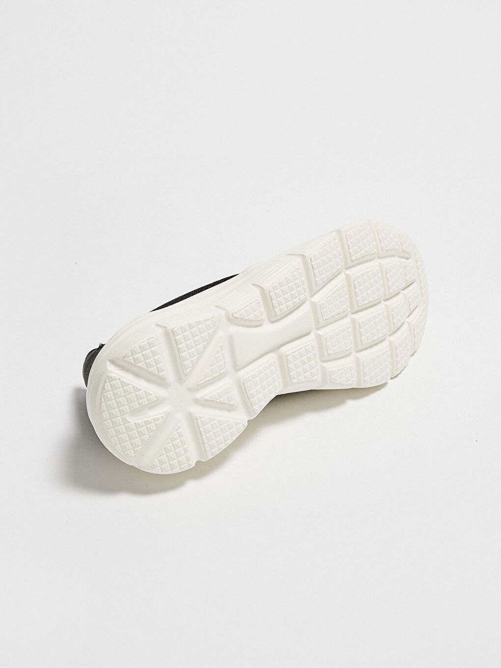 Siyah File Detaylı Kalın Taban Kadın Aktif Spor Ayakkabı-2