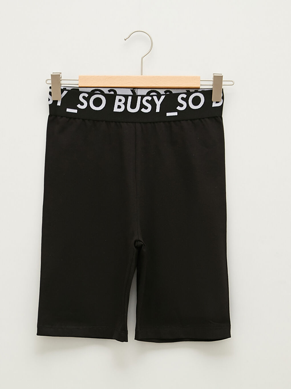 LCW Vision Waist Slogan Printed Women's Biker Leggings -S1I820Z8-CVL