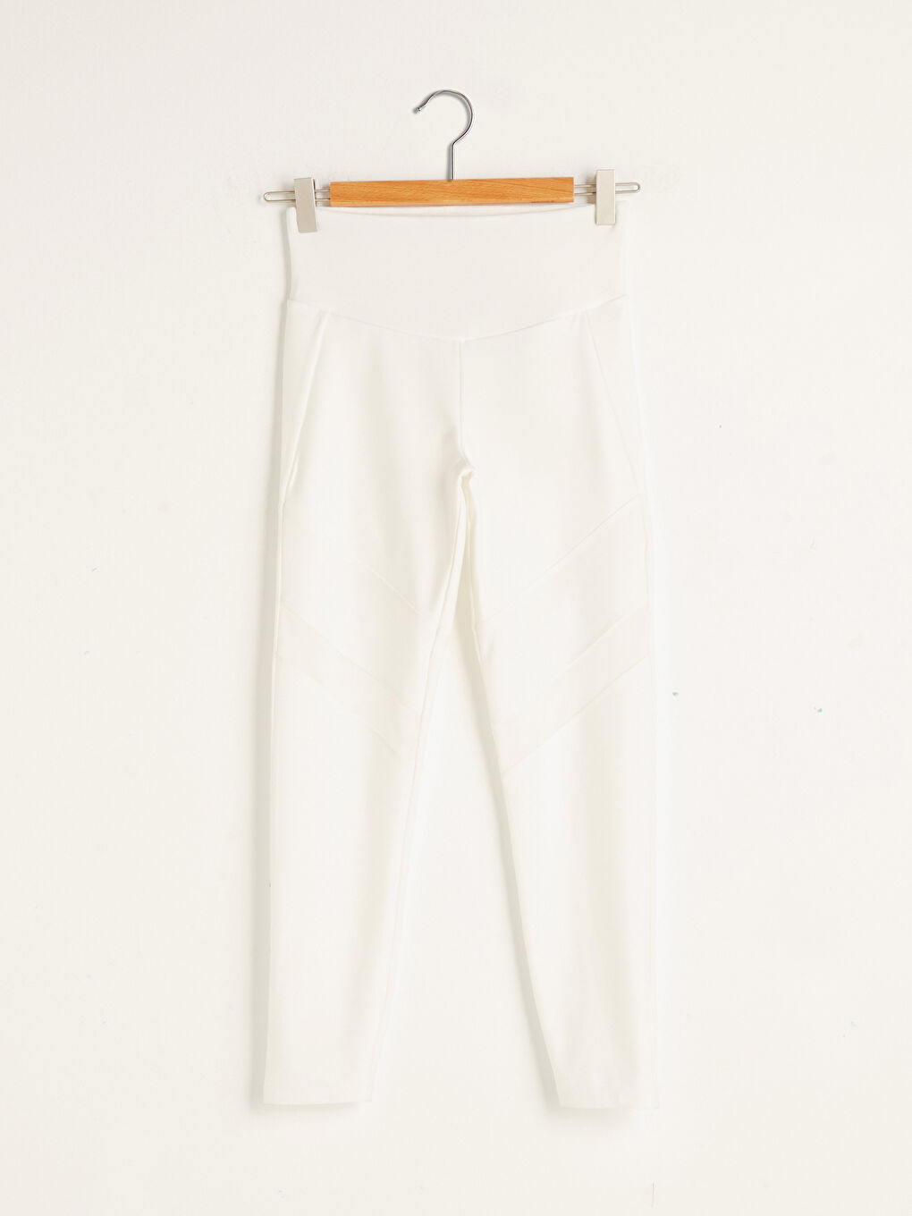 Women's Elasticated Waist Plain Sports Leggings-5