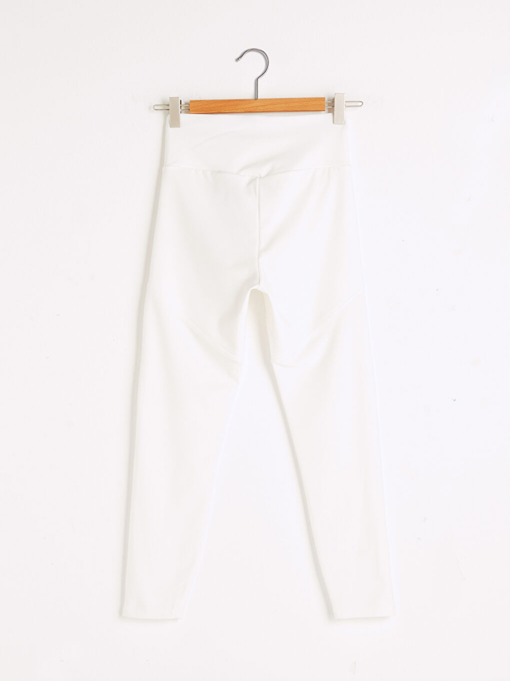 Women's Elasticated Waist Plain Sports Leggings-6