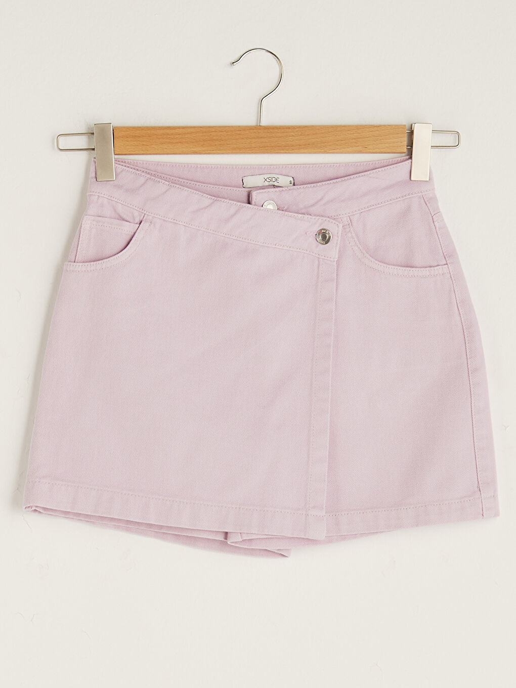Women's Pocket Detailed Jean Short Skirt -S1IB83Z8-G3W