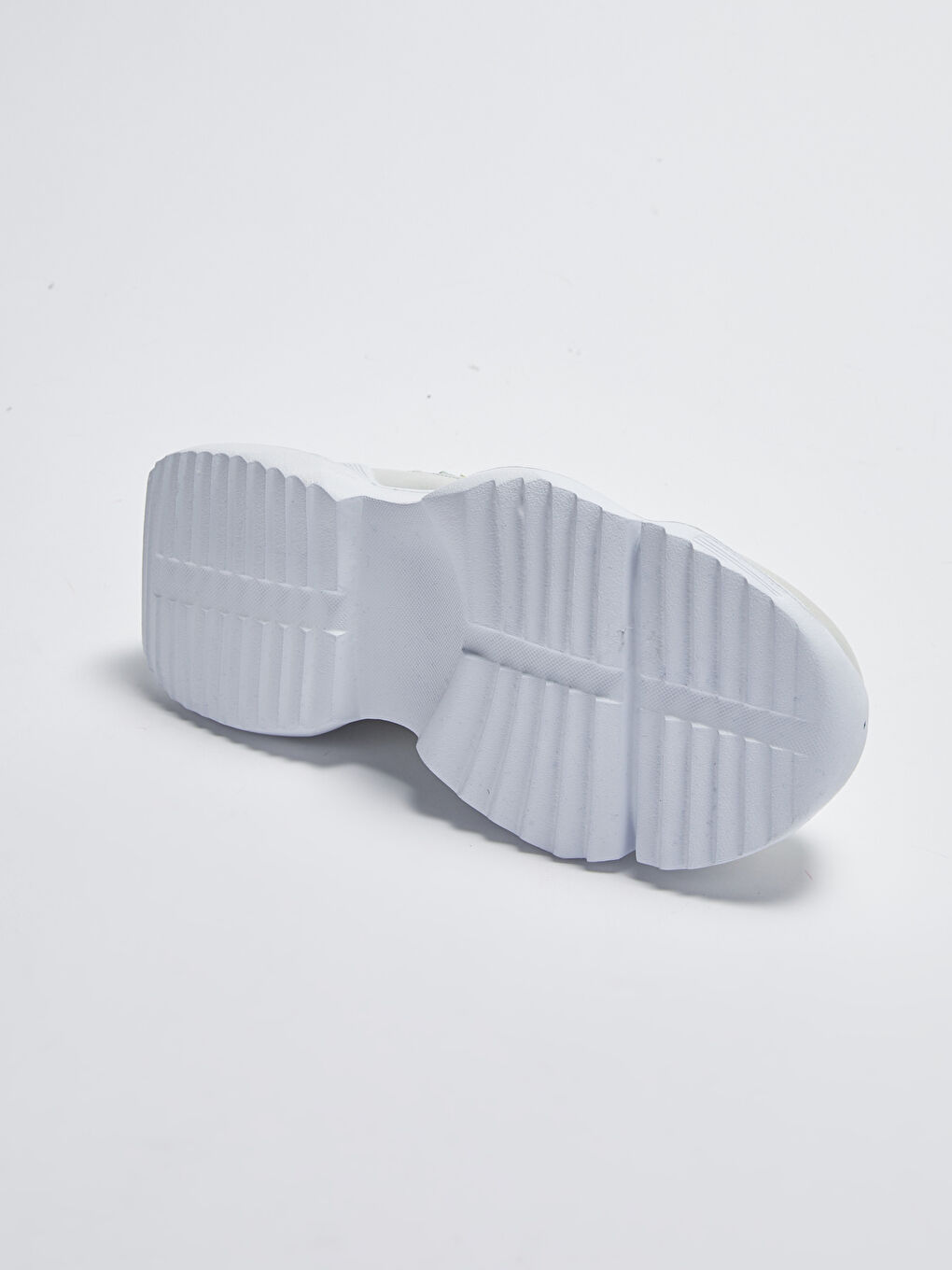 Beyaz File Detaylı Cırt Cırtlı Kız Çocuk Spor Ayakkabı-3