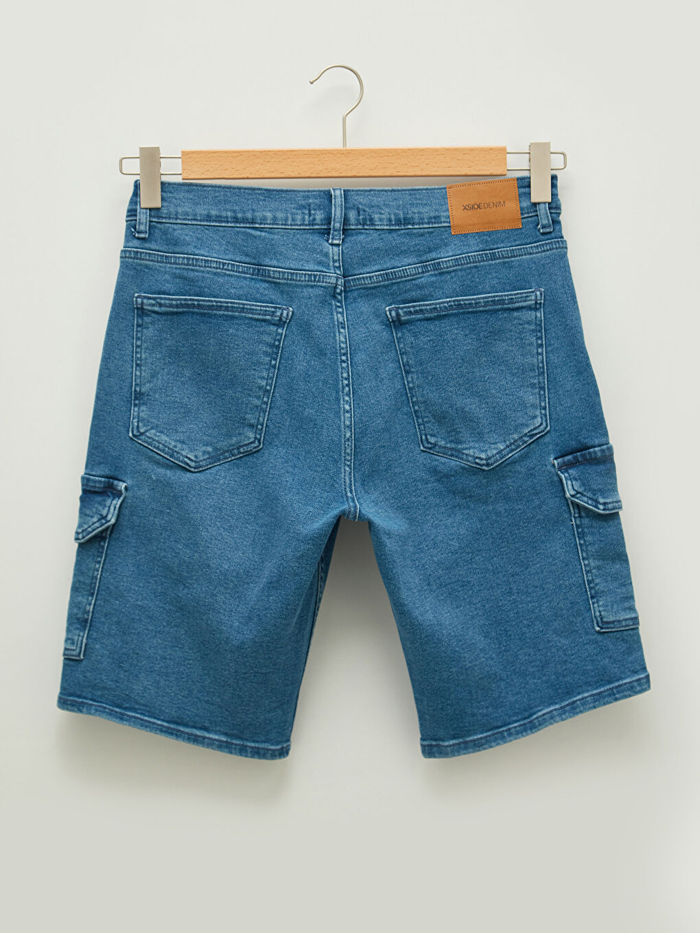 Mavi Standart Kalıp Erkek Jean Şort-8