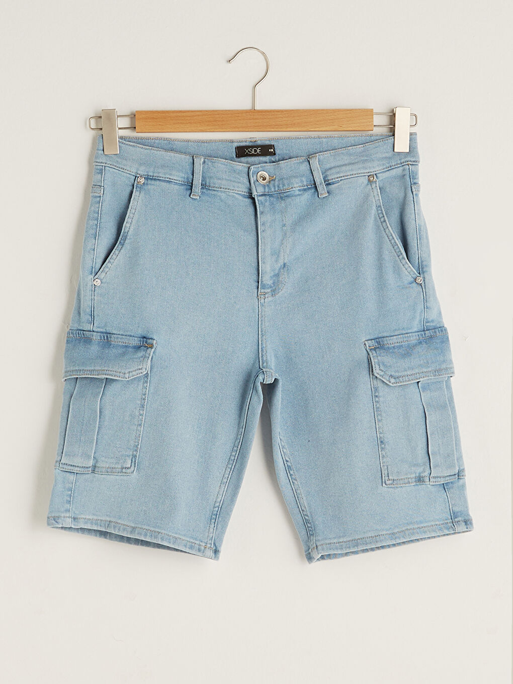 Standard Fit Men's Denim Shorts-5