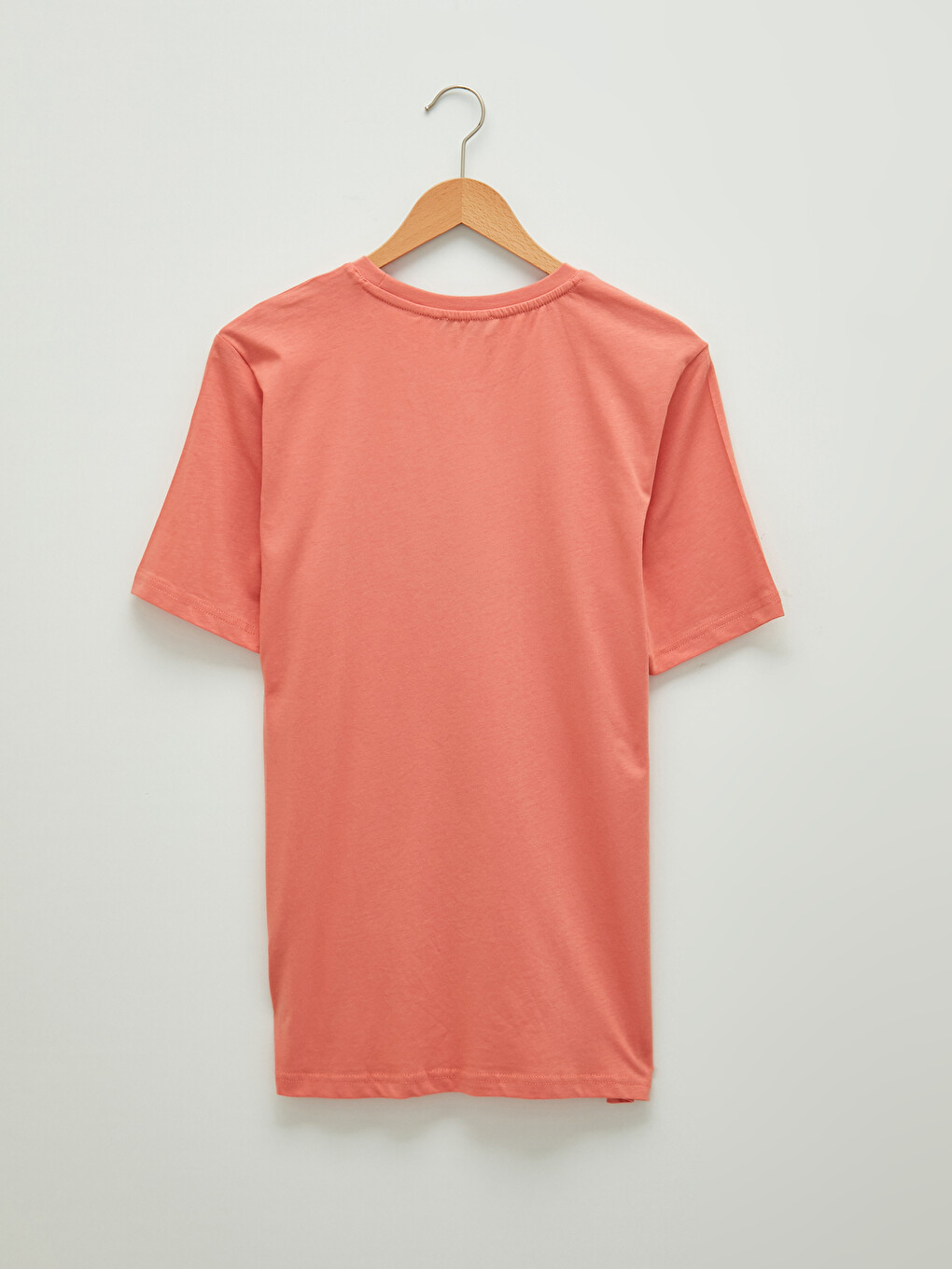 Crew Neck Short Sleeve Printed Combed Cotton Men's T-shirt-6