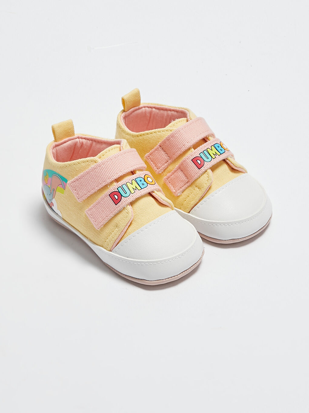 Sarı Baskılı Cırt Cırtlı Kız Bebek Yürüme Öncesi Ev Botu