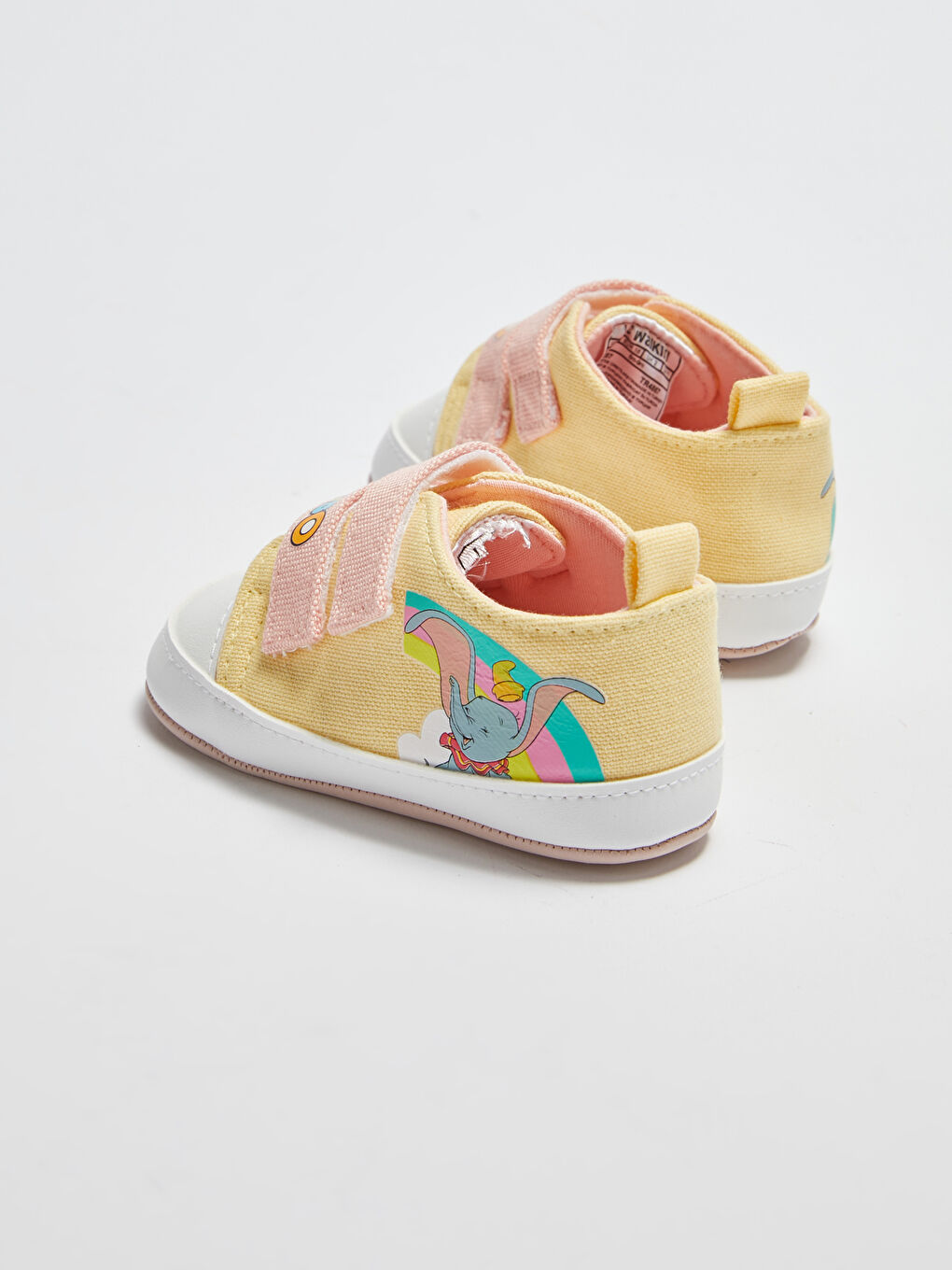 Sarı Baskılı Cırt Cırtlı Kız Bebek Yürüme Öncesi Ev Botu-3