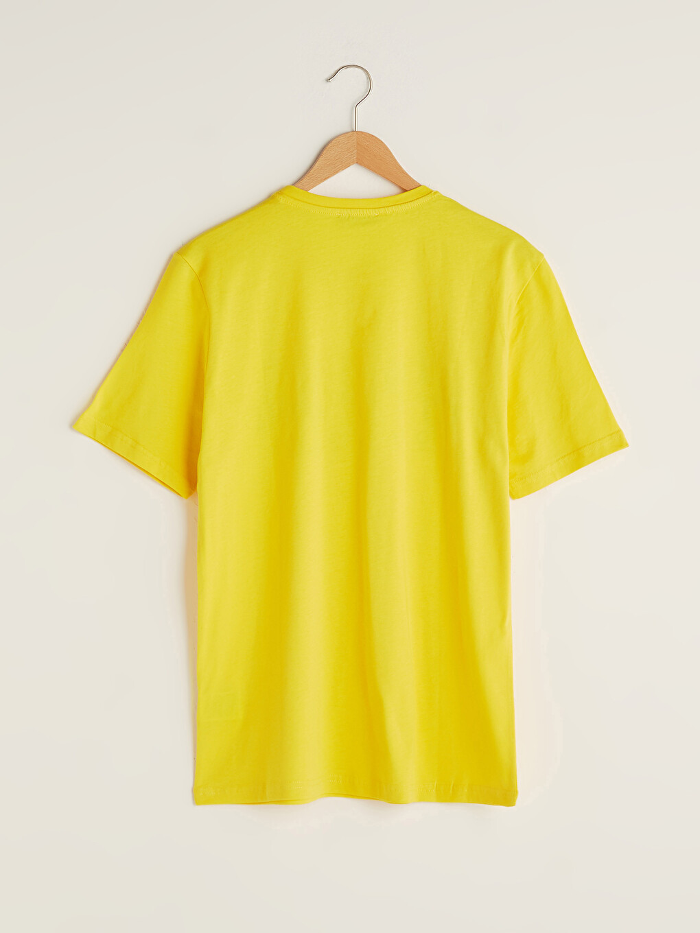 Crew Neck Short Sleeve Printed Combed Cotton Men's T-shirt-6