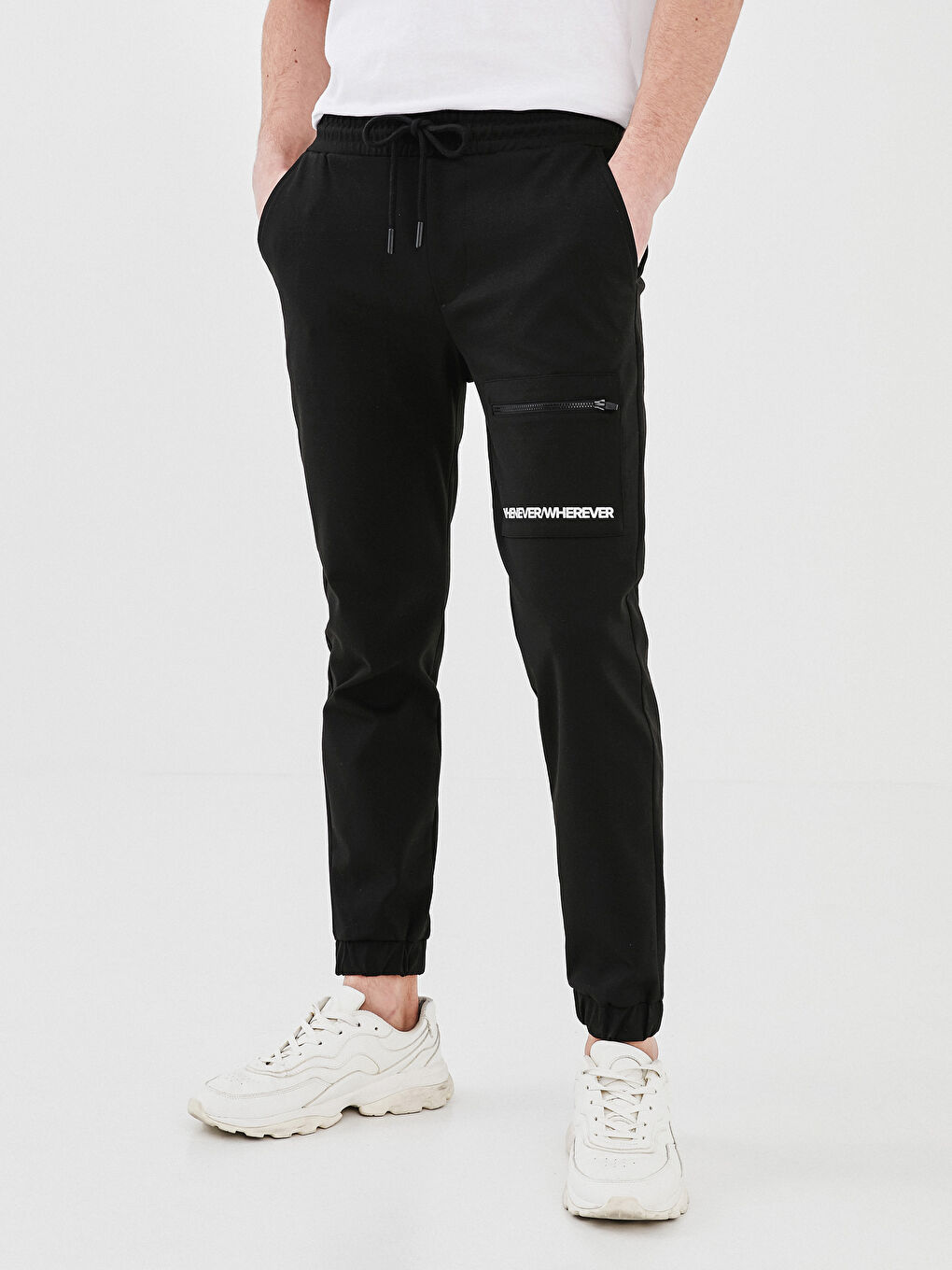 LCW Casual Yeni Siyah Slim Fit Jogger Erkek Pantolon - 2