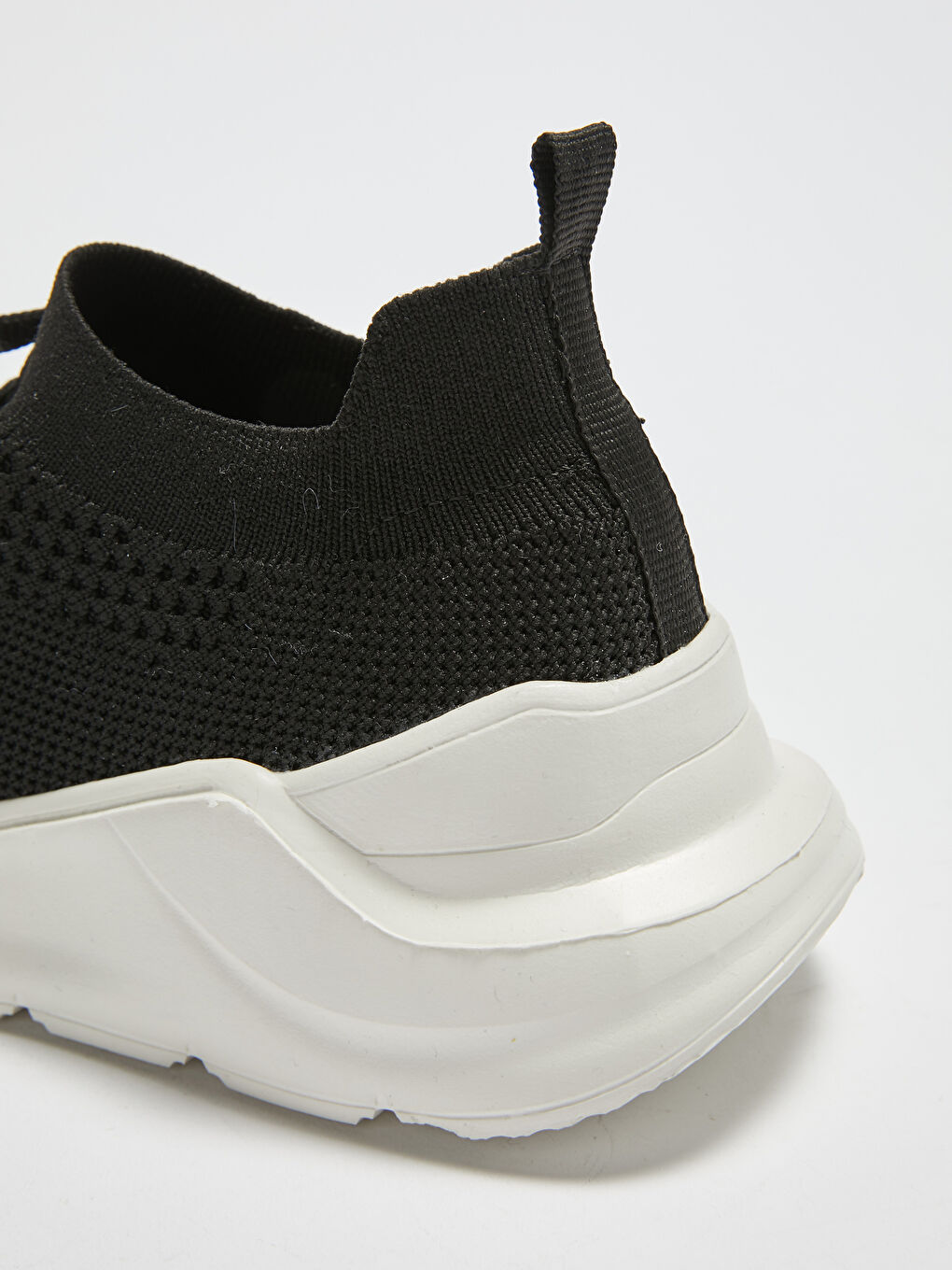 Siyah Bağcıklı Kadın Aktif Spor Ayakkabı-4