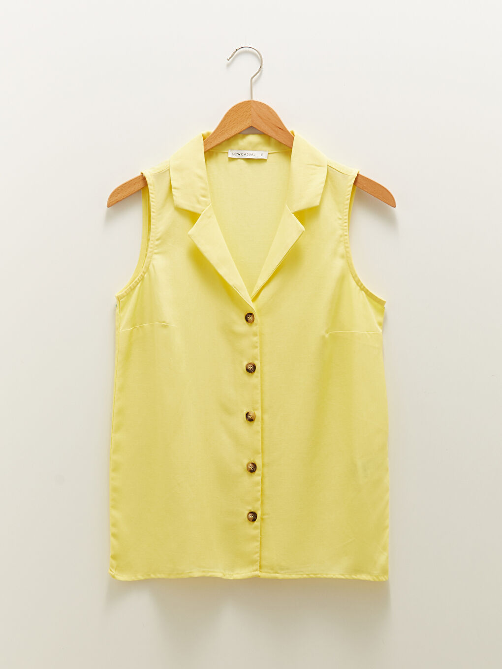 Chemise Unie Sans Manches pour Femmes-5