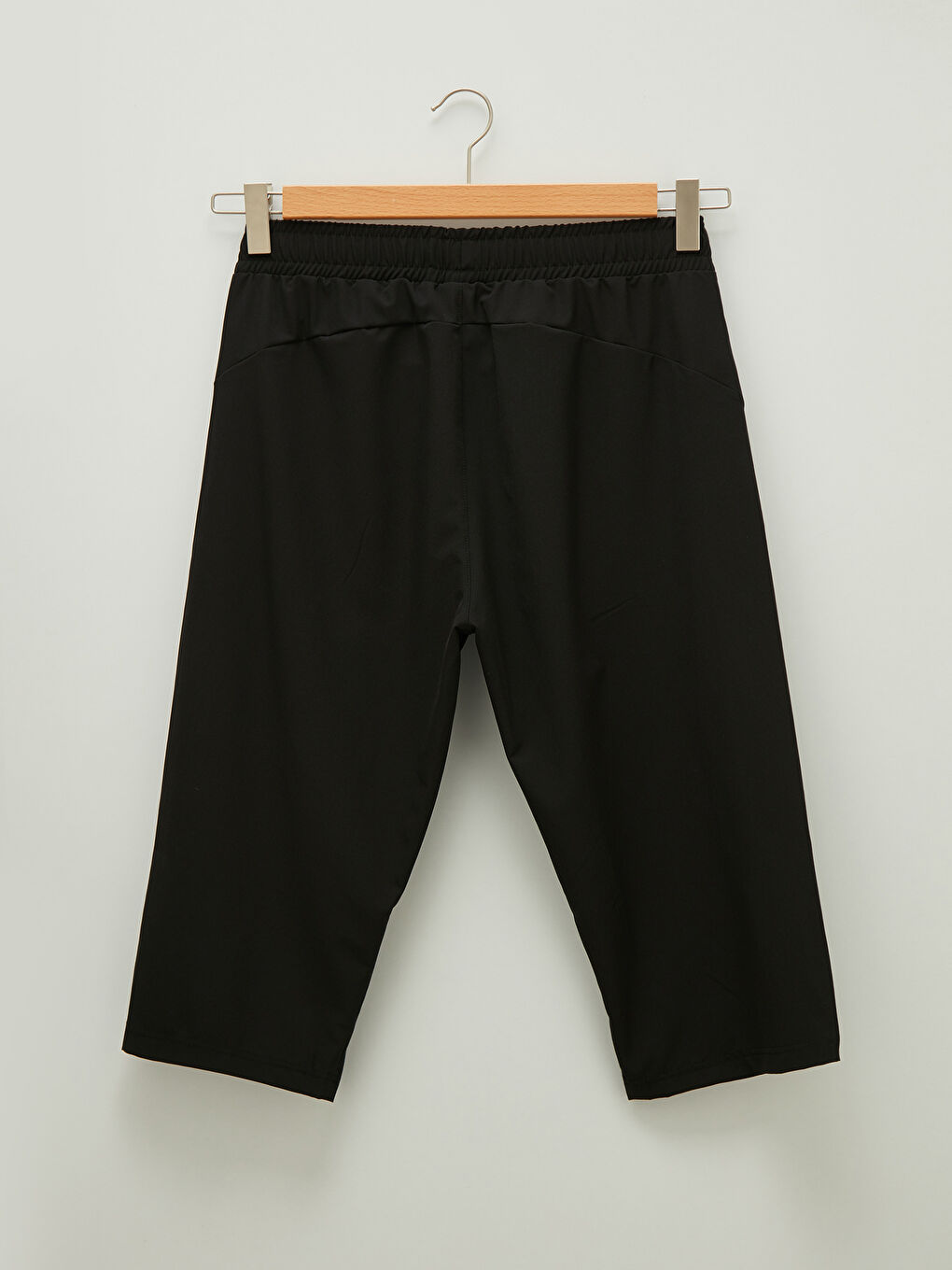 Siyah Standart Kalıp Aktif Spor Erkek Şort-4