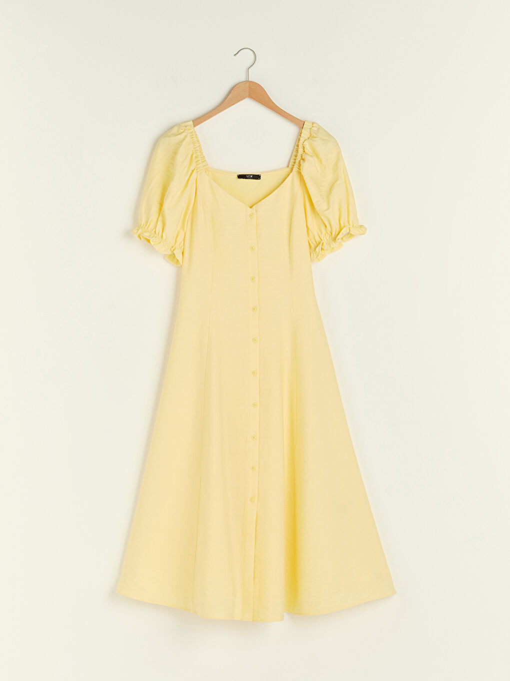 V Neck Straight Short Sleeve Viscose Women Dress-4