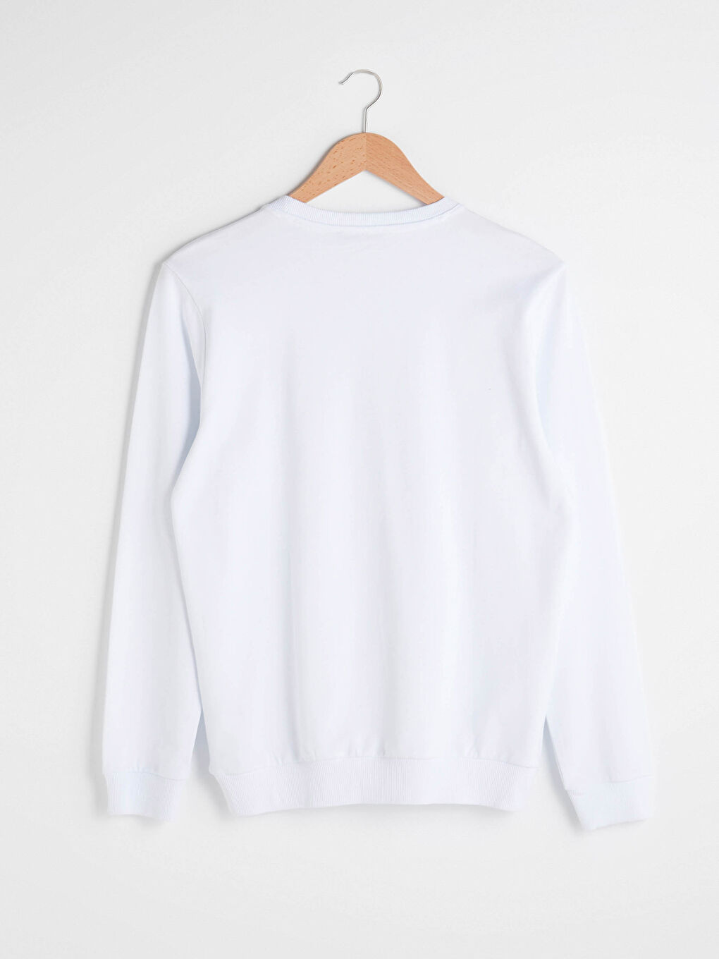 كنزة رياضية كم طويل برقبة دائرية للرجال-8