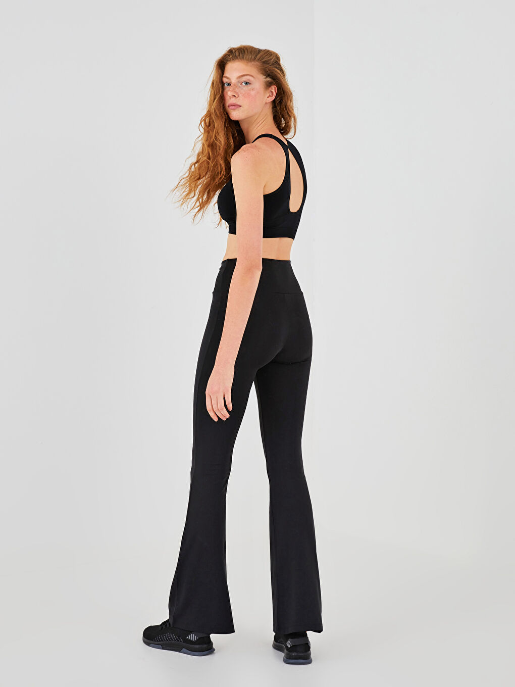 XSIDE Elastischer Bund Gerade Spanische Bein Aktive Sport Frauen Leggings -S1IL93Z8-CVL