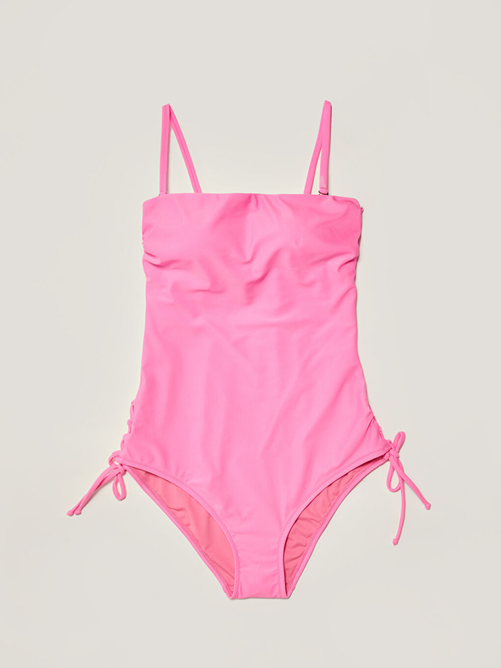 Maillot de Bain Uni à Lacets pour Femmes