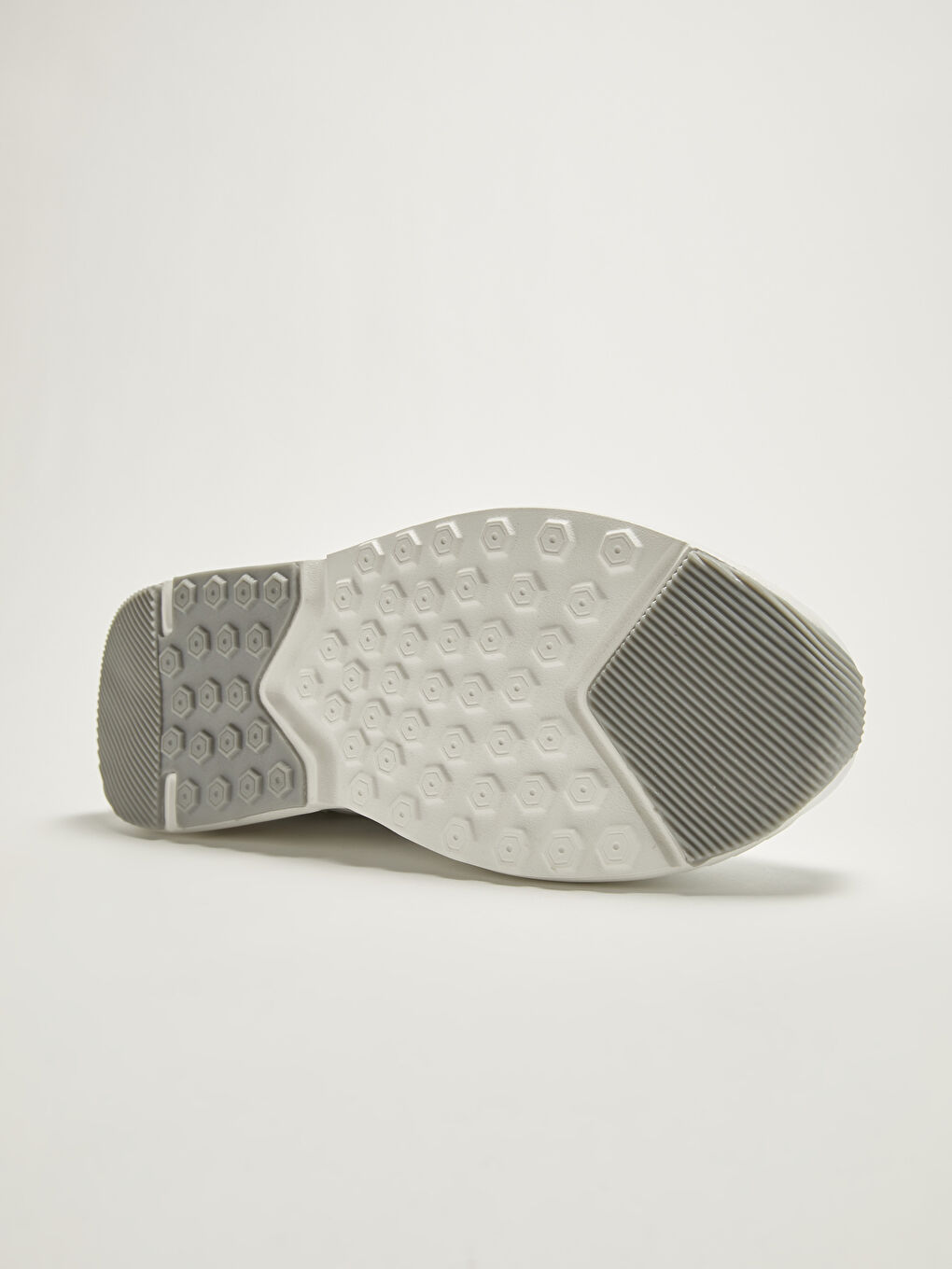 Beyaz File Detaylı Bağcıklı Erkek Spor Ayakkabı-3