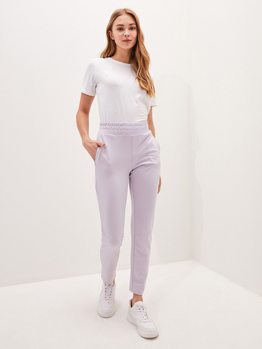 XSIDE ACTIVE Elastic Waist Pocket Detailed Women's Sports Sweatpants -S1IP95Z8-UNK