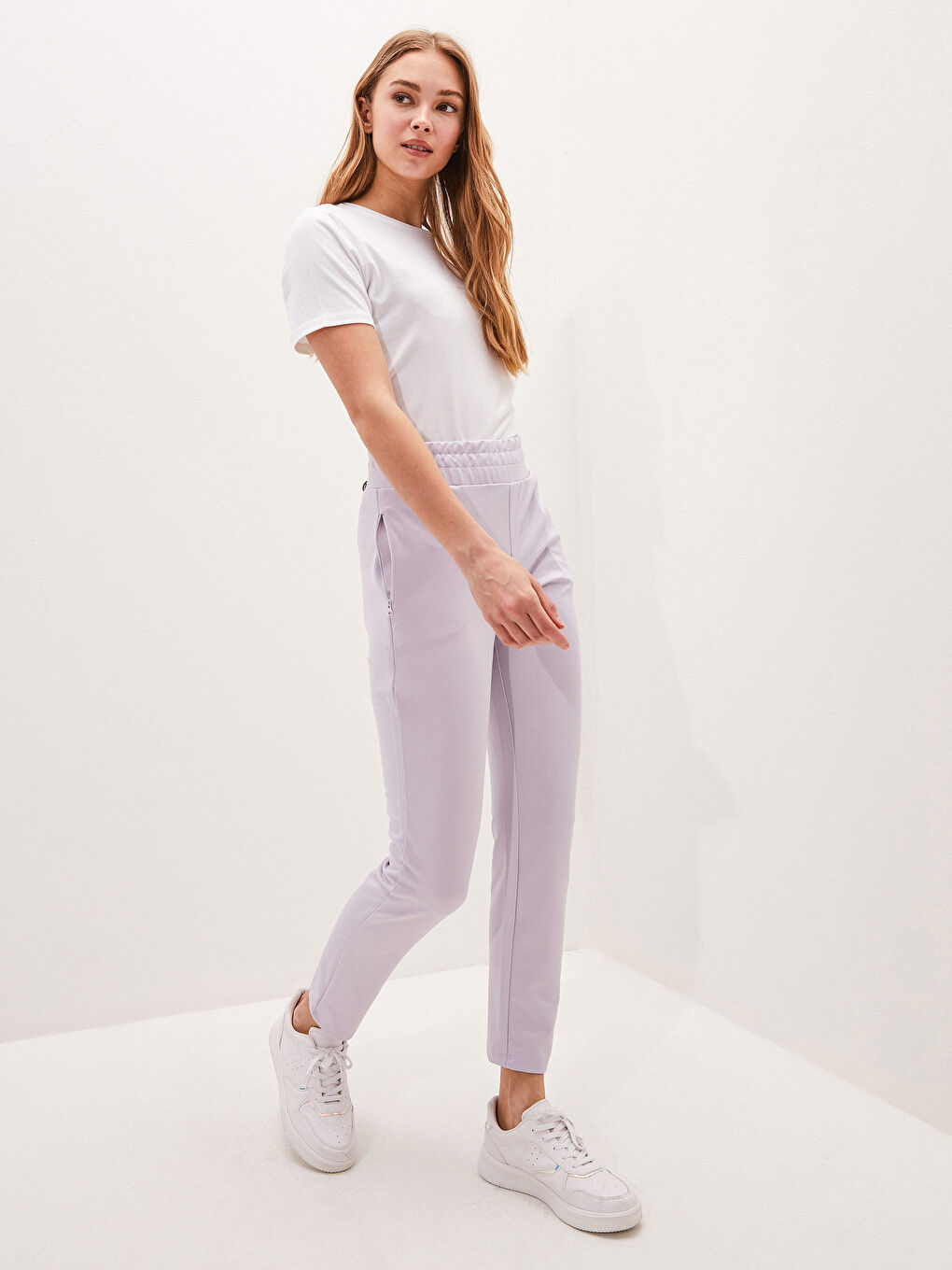 XSIDE ACTIVE Elastic Waist Pocket Detailed Women's Sports Sweatpants -S1IP95Z8-UNK