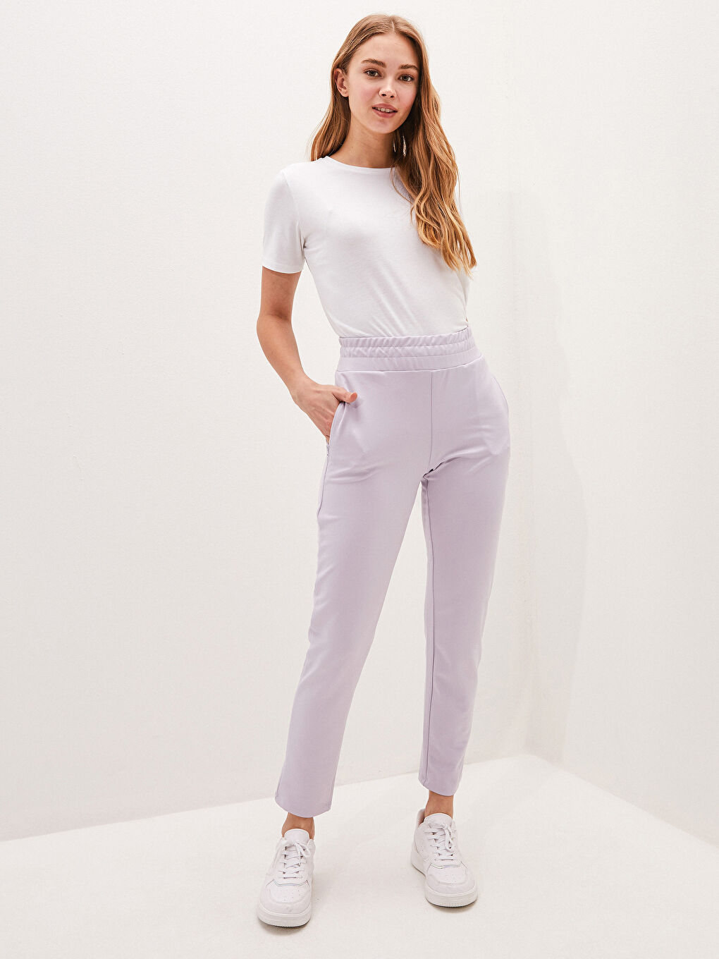 XSIDE ACTIVE Elastic Waist Pocket Detailed Women's Sports Sweatpants -S1IP95Z8-UNK
