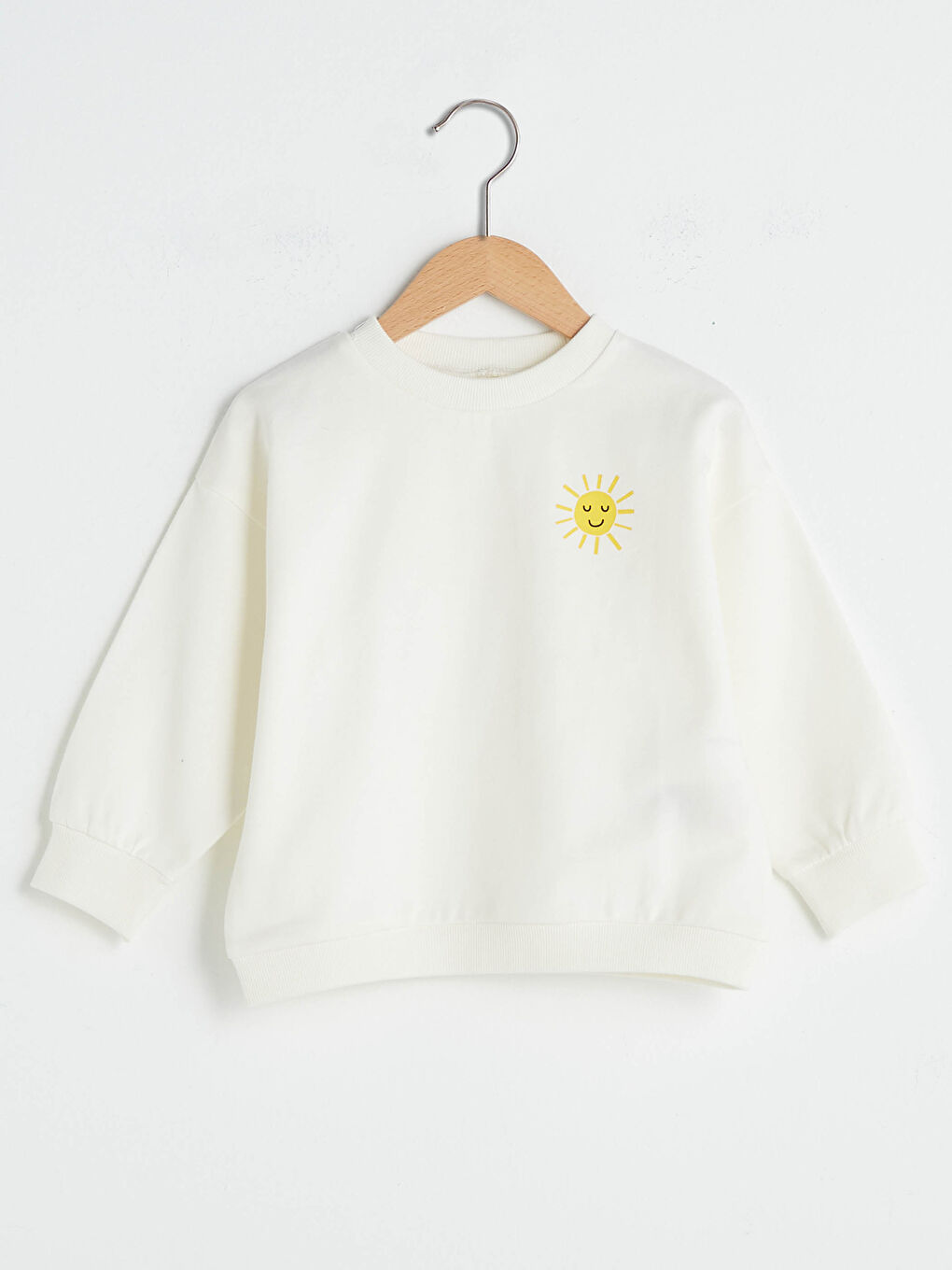 Sweat-shirt bébé garçon imprimé à manches longues et col rond