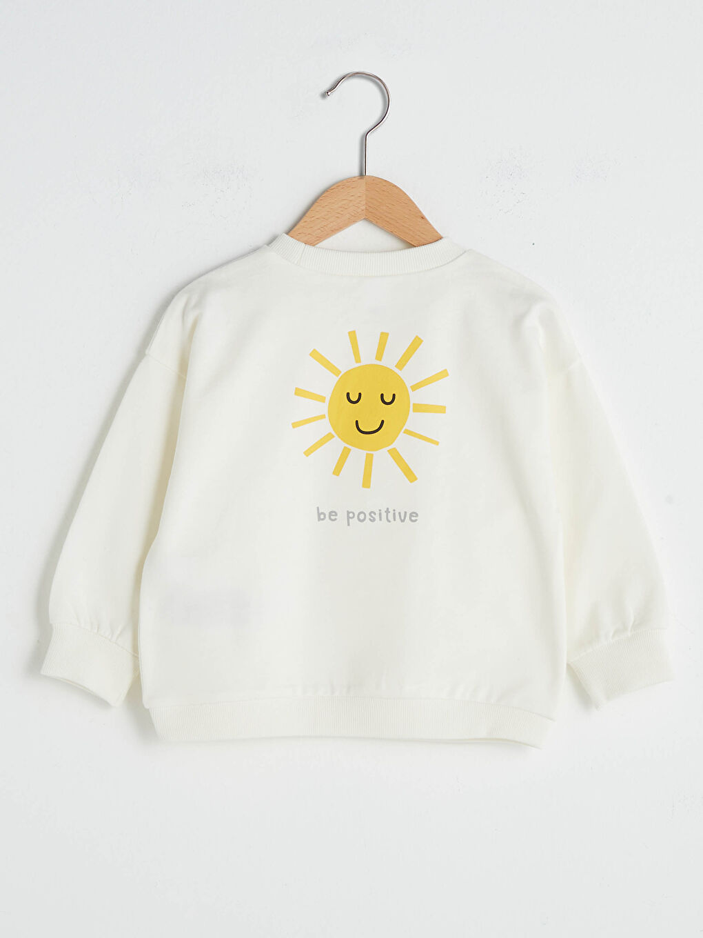 Sweat-shirt bébé garçon imprimé à manches longues et col rond-1