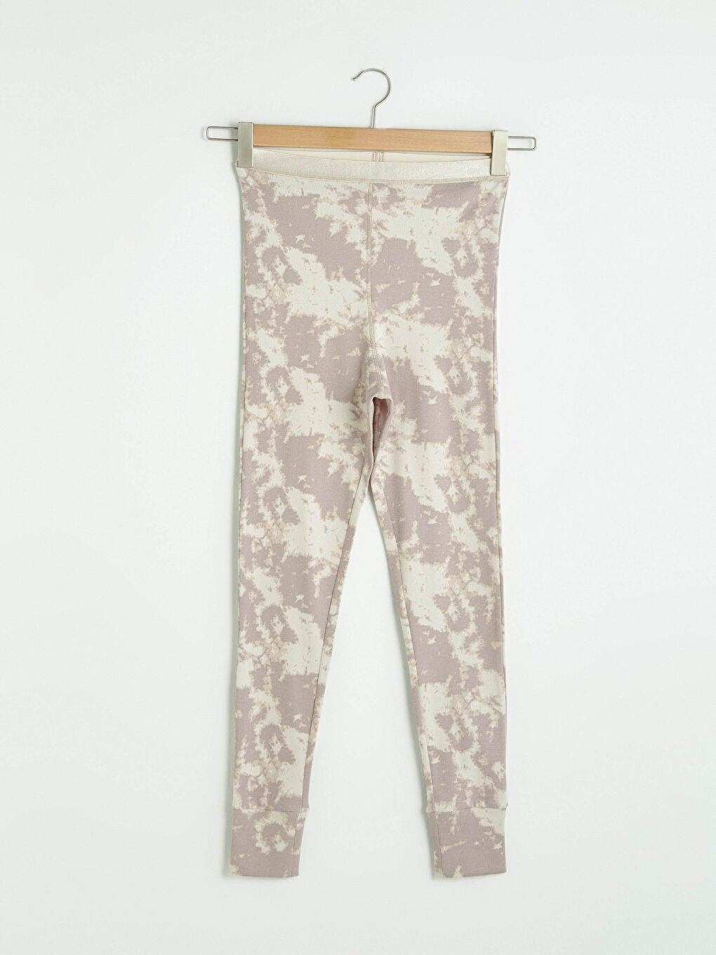 Elastic Waist Patterned Cotton Women's Leggings-7