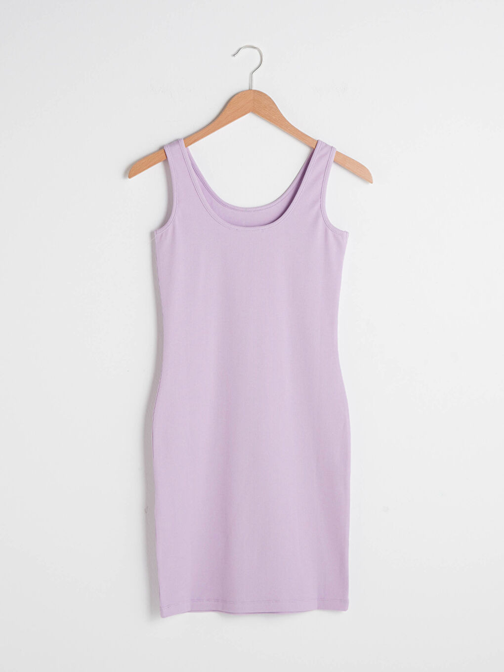 LC Waikiki U Neck Print Detailed Strappy Cotton Woman Dress -S1IR09Z8-PZJ