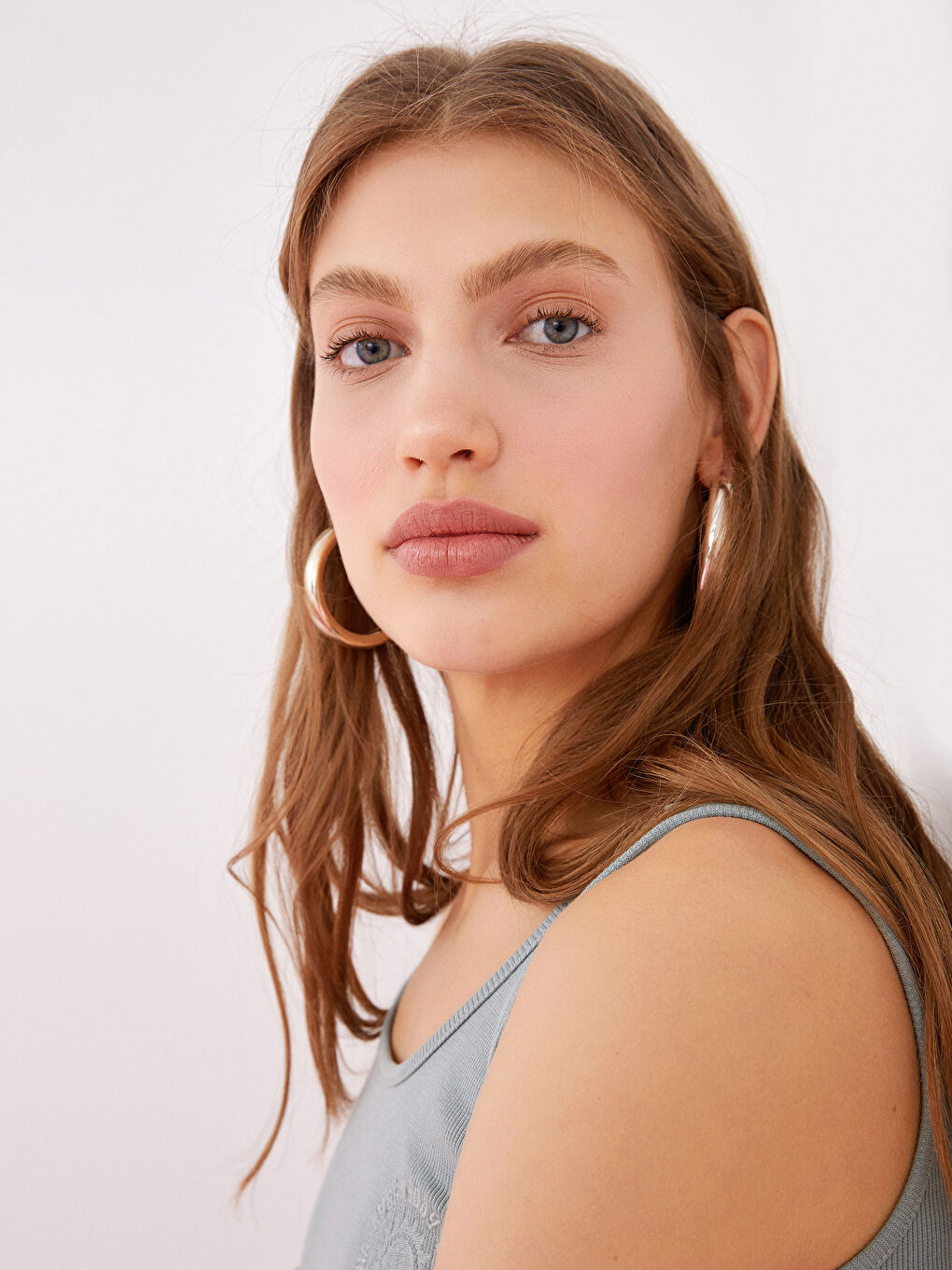 Rochie de Damă din Bumbac Imprimat cu Guler în Formă de U-5